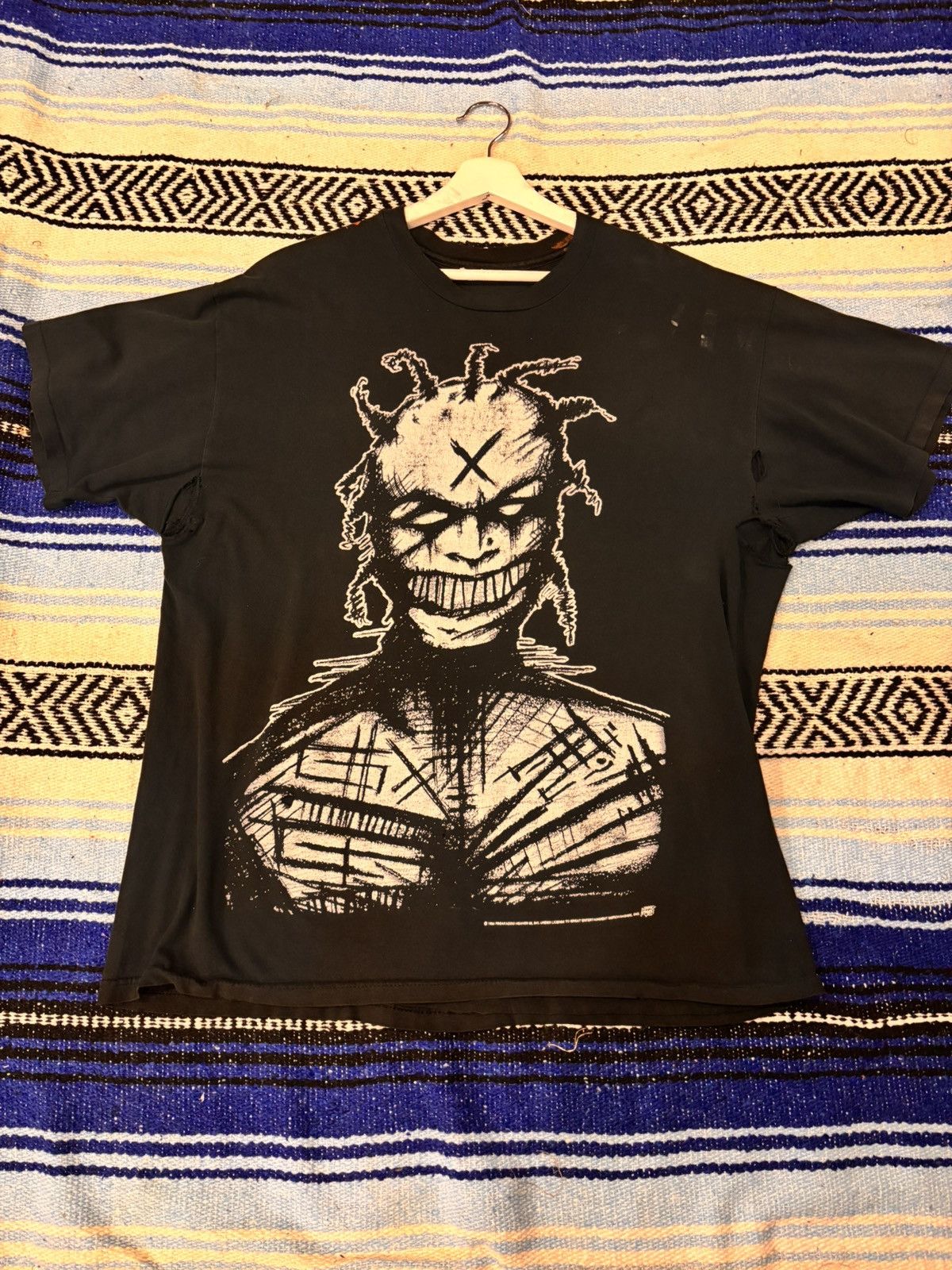 Vintage 1995 White Zombie Band T-Shirt Size US XL / EU 56 / 4 - 1 Thumbnail