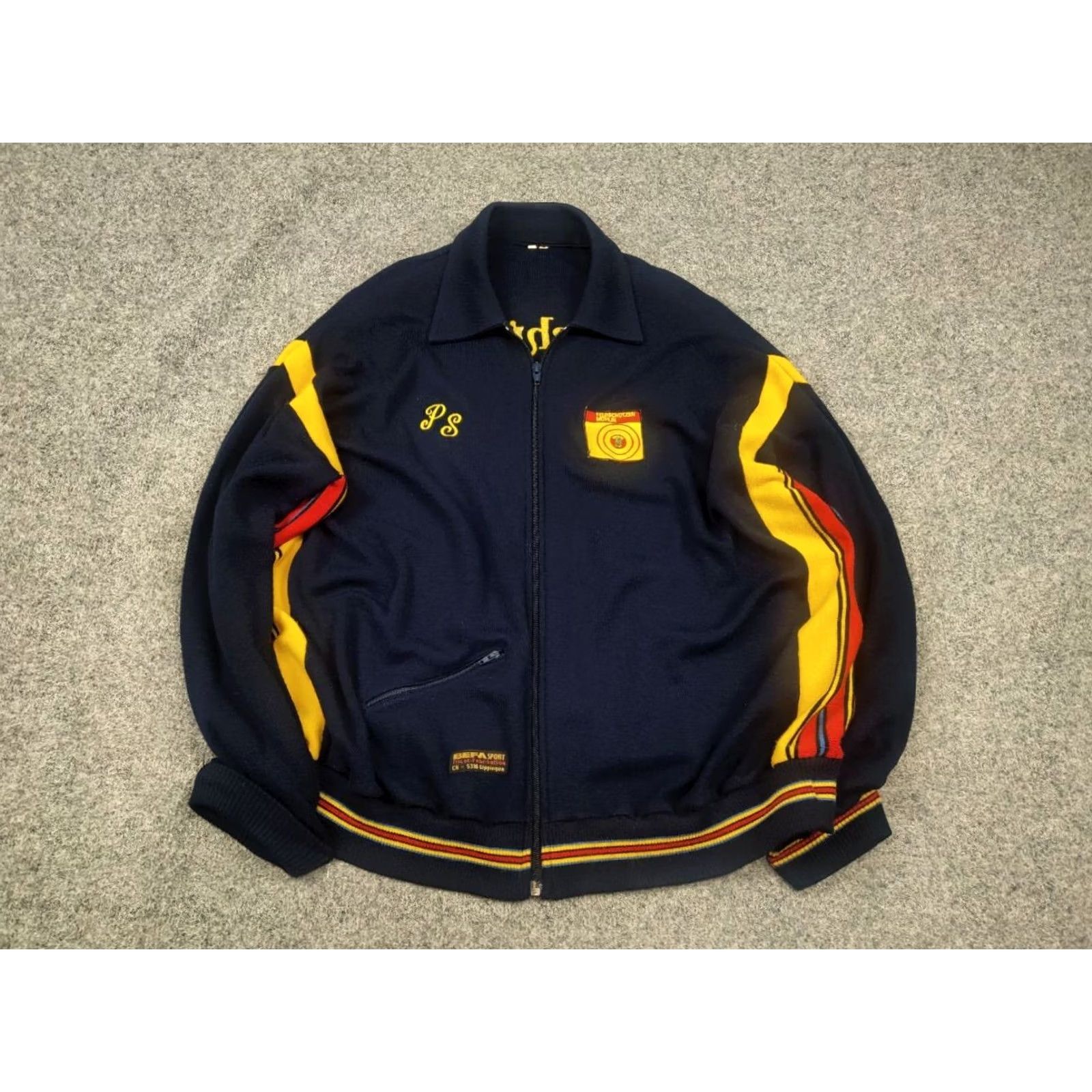 Vintage VINTAGE Befa Track jacket Wool Embroidered Blue 70s FFA Feldschützen Mohlin Wool Embroidered logo, Size L, Casual, Vintage 70s, United States Mens Size US L / EU 52-54 / 3 - 3 Thumbnail