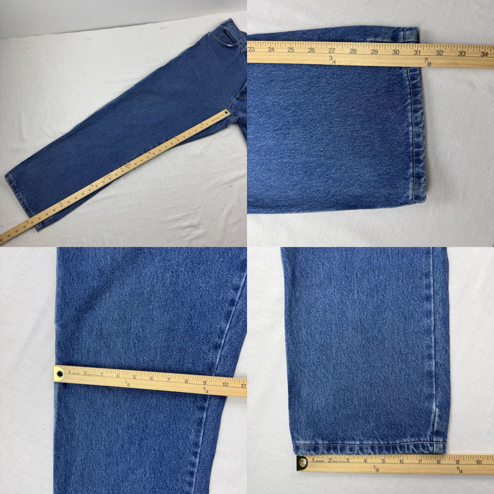 Dickies VINTAGE Dickies Jeans Carpenter Men 36x32 Baggy Relaxed Fit Hipster 90s Y2K Blue Mens Size US 36 / EU 52 - 8 Thumbnail