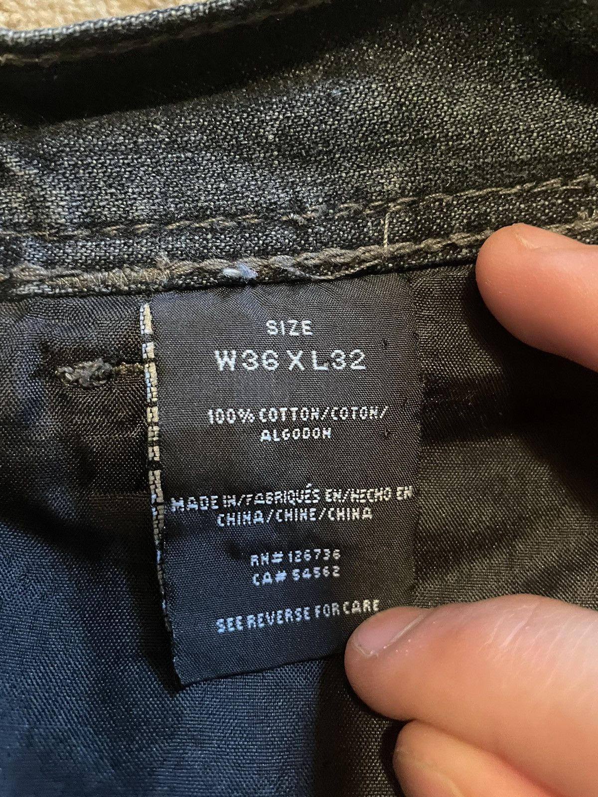 Affliction Black bootcut xtreme couture / affliction jeans Size US 36 / EU 52 - 5 Thumbnail