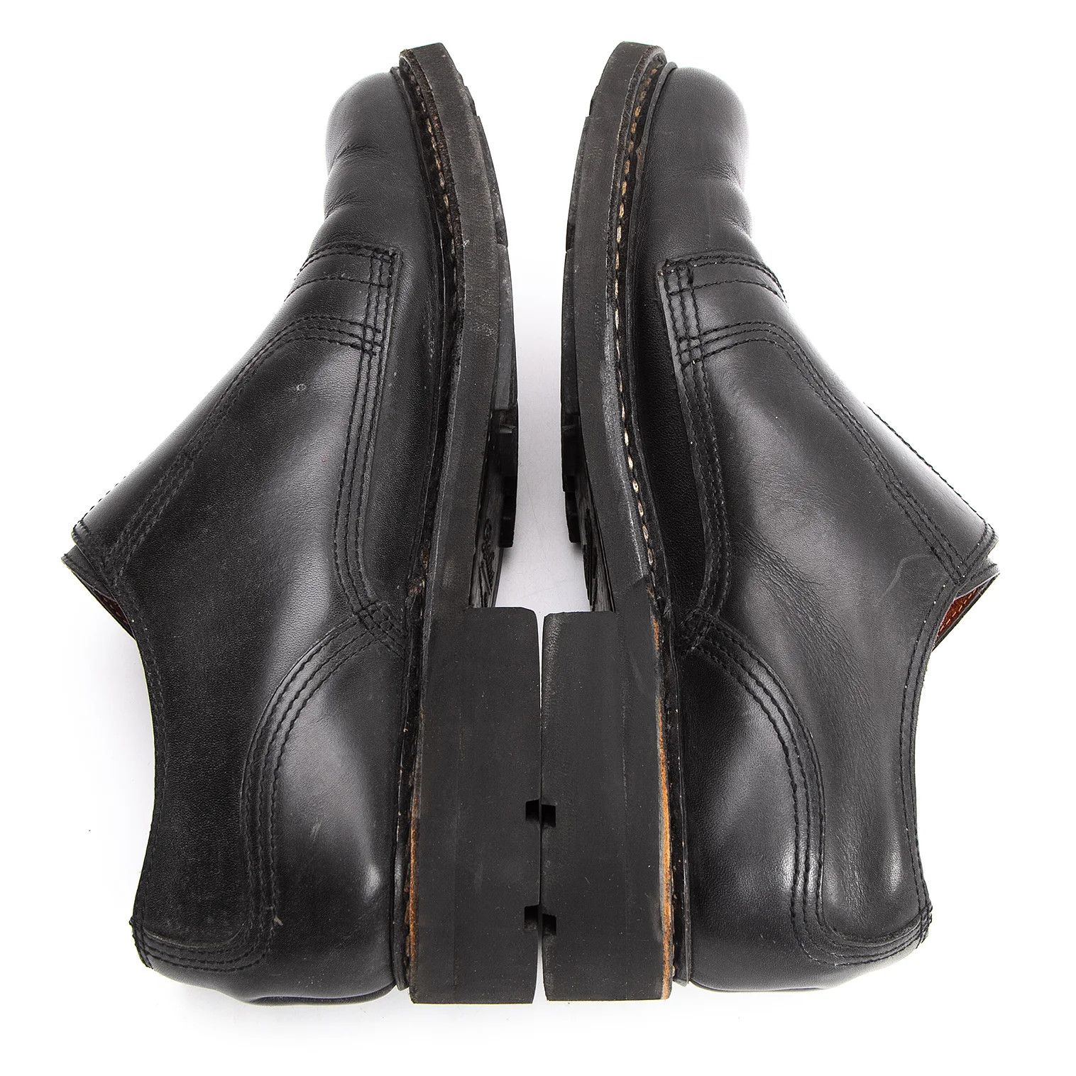 Issey Miyake Leather Slip-On Shoes in Black Size 27 Size US 9 / EU 42 - 9 Thumbnail