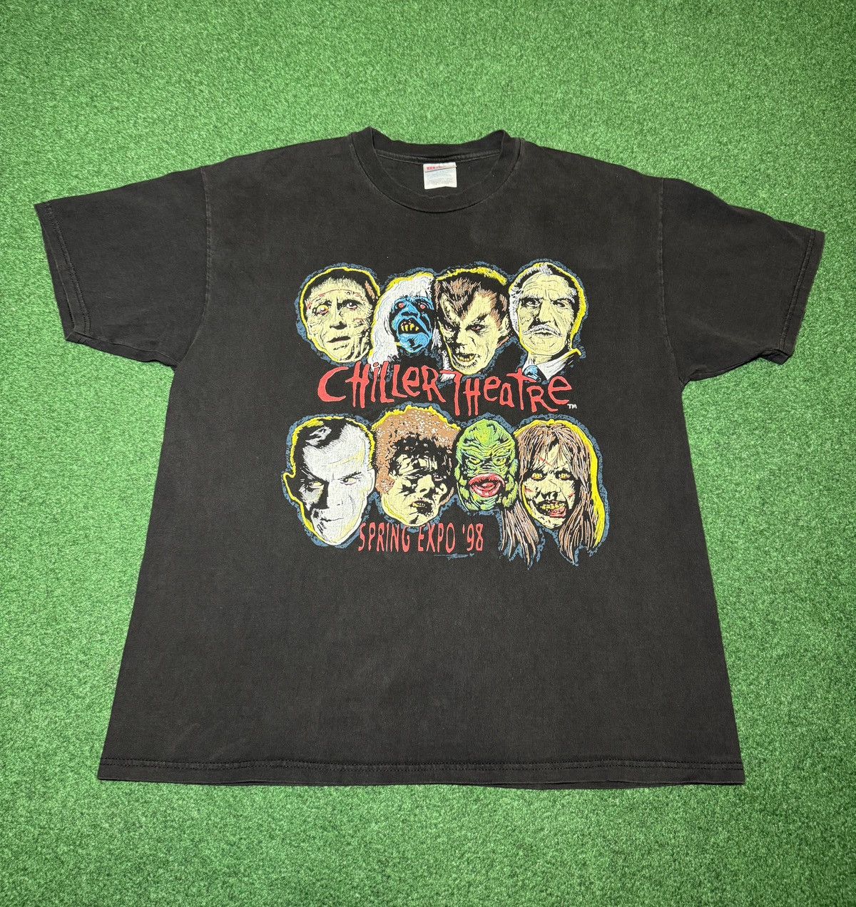 Vintage Vintage 90s Horror Scary Movie Exorcist Monster XL T Shirt Size US XL / EU 56 / 4 - 1 Thumbnail