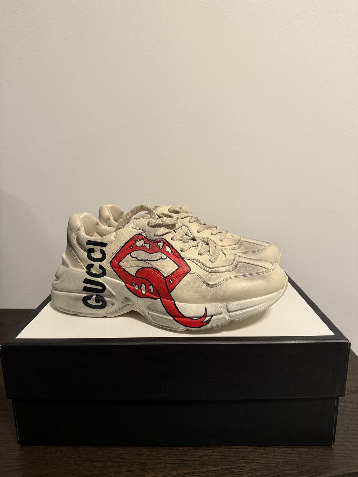 Gucci Gucci Rhyton Mouth Print Sneakers Size US 8.5 / EU 41-42 - 1 Thumbnail