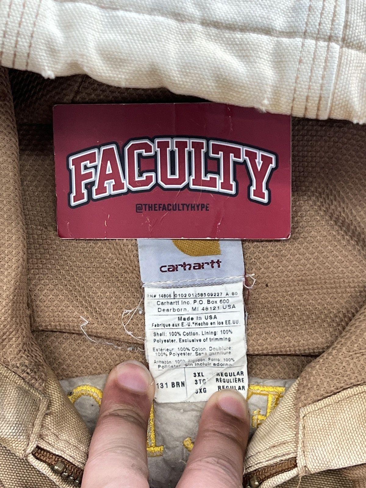 Carhartt Vintage Carhartt MADE IN USA Area Erectors Work Jacket 3XL Size US XXL / EU 58 / 5 - 4 Thumbnail