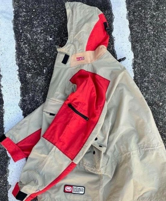Ecko Unltd. ECKO UNLTD Half-Zip Anorak Late 90s Unlimited Size US L / EU 52-54 / 3 - 6 Thumbnail