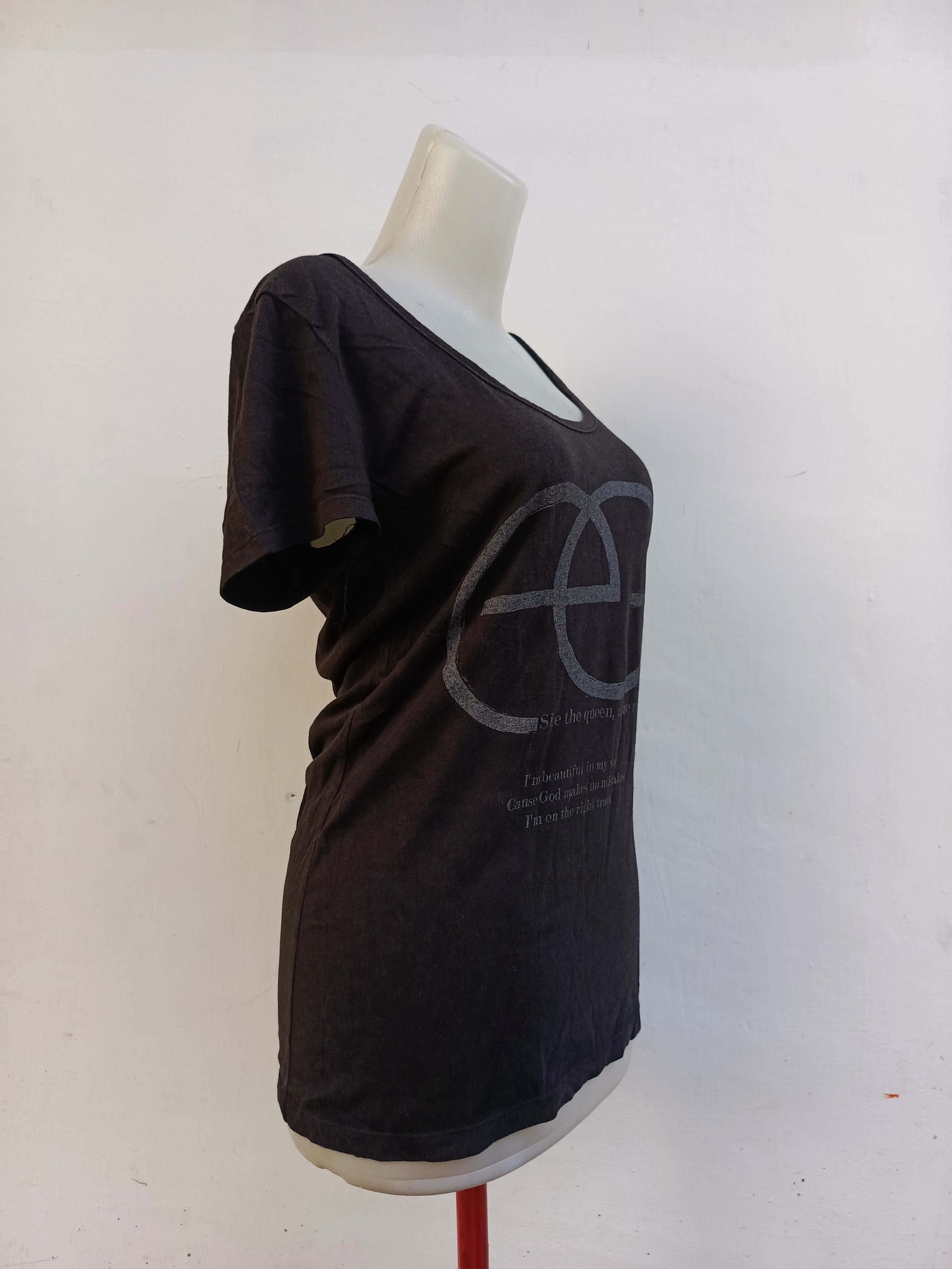 Japanese Brand Egoist Black Logo T-Shirt Simple Japanese Casual Tee Size M / US 6-8 / IT 42-44 - 3 Thumbnail