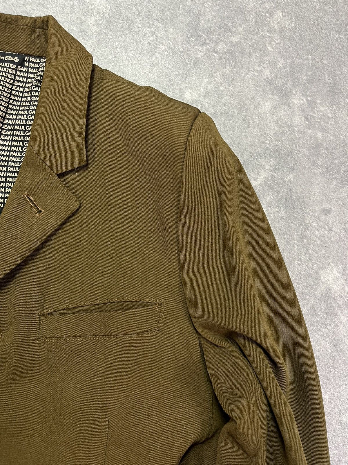 Jean Paul Gaultier 1999/2000 Jean Paul Gaultier Buttoned Blazer Jacket 50 Size 40L - 5 Thumbnail