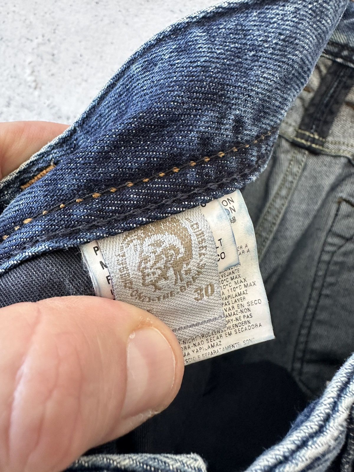 Diesel × Vintage Vintage Y2K Diesel Denim Jeans Size US 30 / EU 46 - 8 Thumbnail