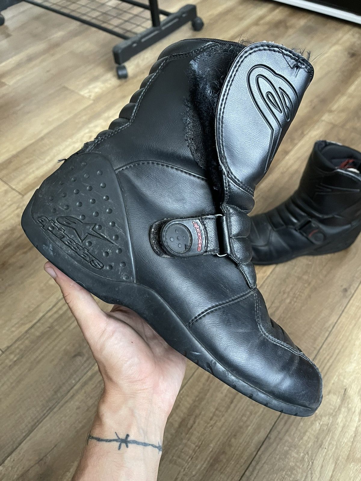 Alpinestars Alpinestars Leather Moto Boots Shoes Size US 11.5 / EU 44-45 - 7 Thumbnail