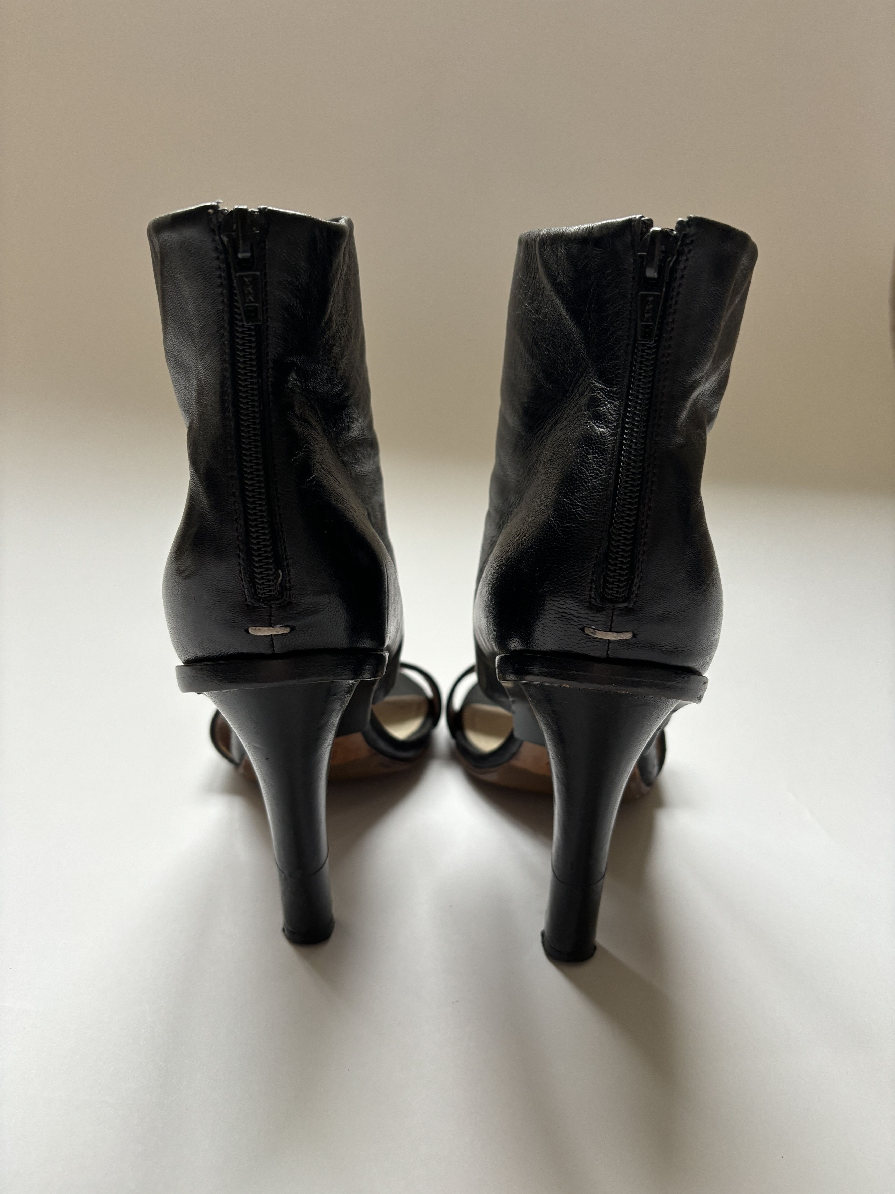 Maison Margiela ⚡️QUICK SALE⚡️Margiela Black Heeled Cut-Out Sandal Boots Size US 7 / IT 37 - 3 Thumbnail