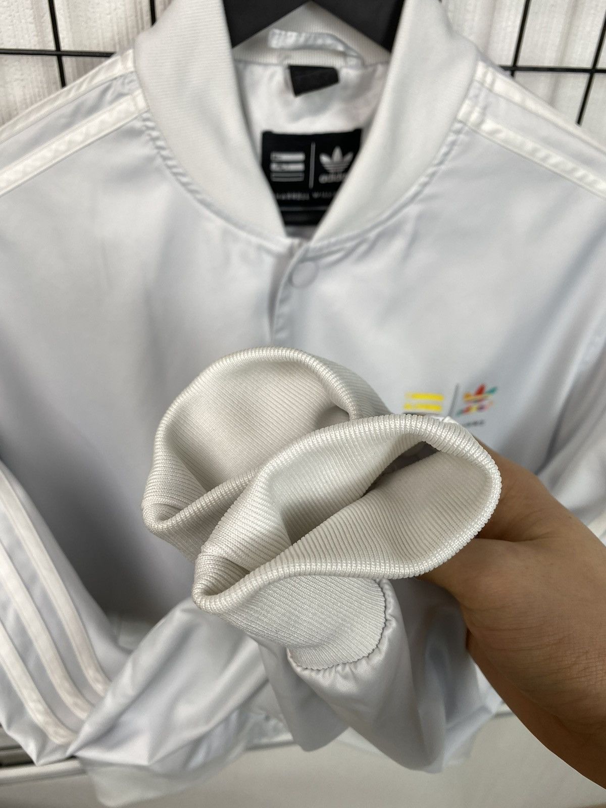 Adidas × Pharrell Adidas X Pharrell Williams Track Bomber Jacket Size US L / EU 52-54 / 3 - 14 Thumbnail
