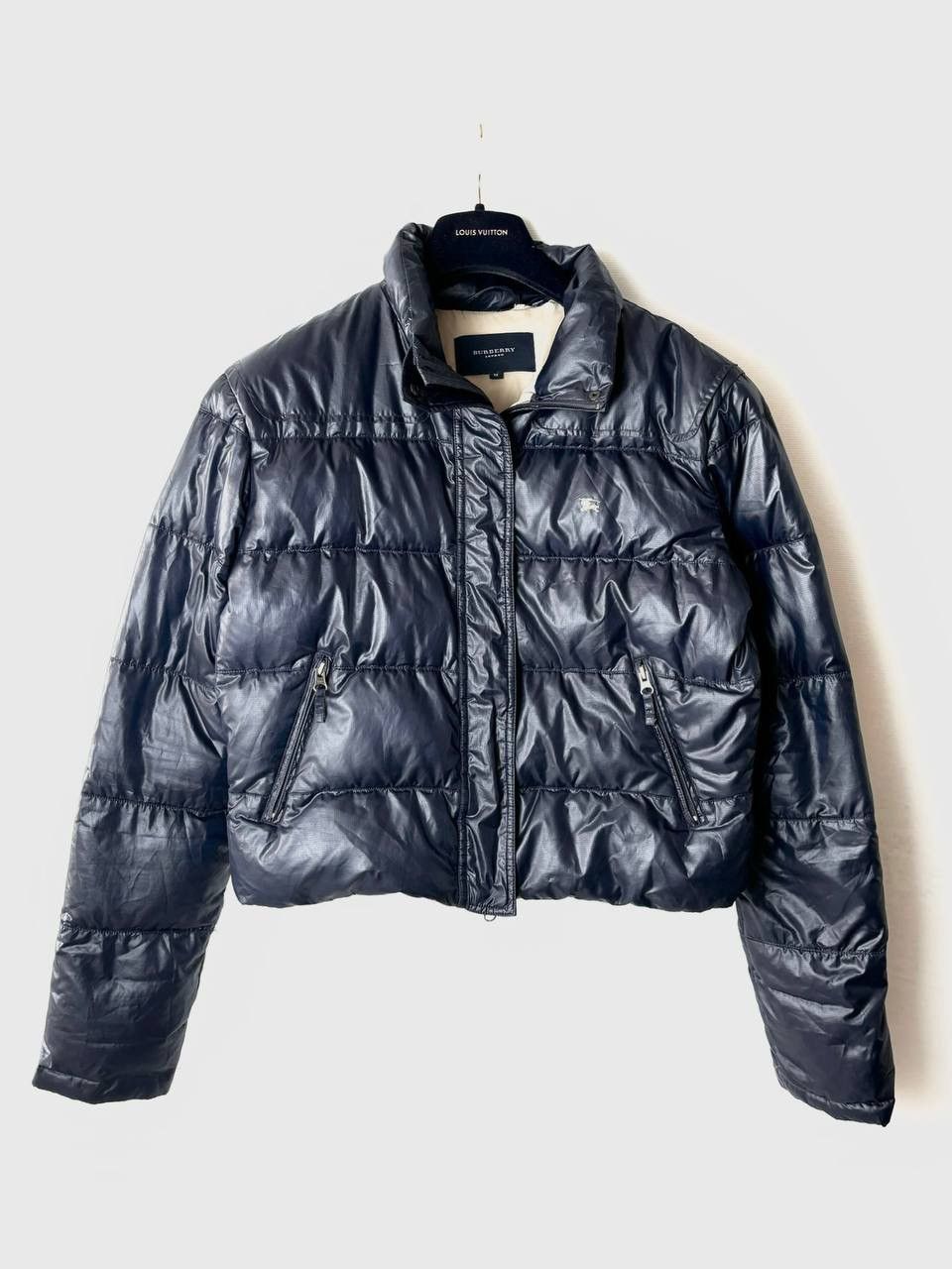 Burberry Vintage Burberry Cropped Puffer Jacket Size M / US 6-8 / IT 42-44 - 1 Thumbnail