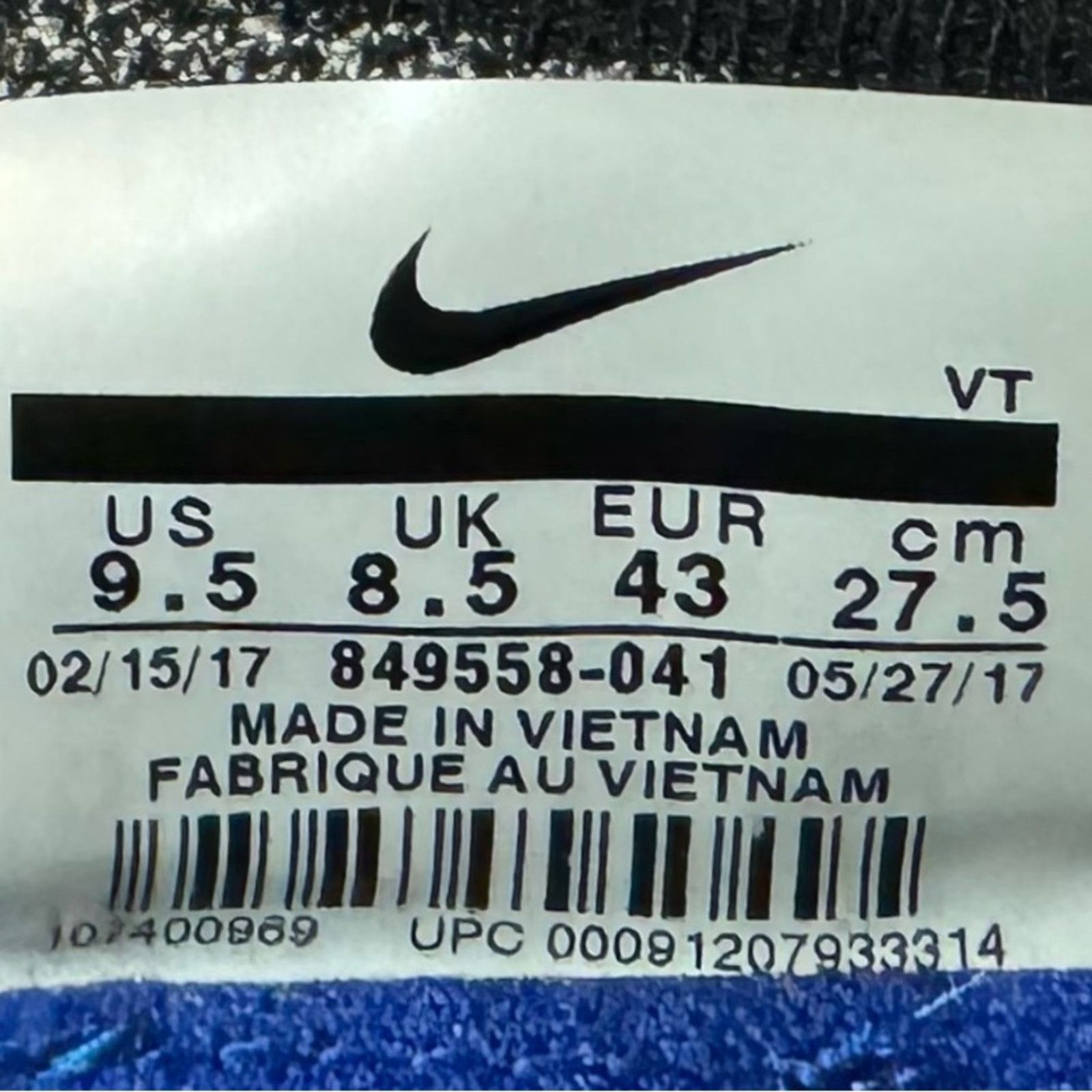 Nike Nike Air Vapormax 2.0 Oreo Size US 9.5 / EU 42-43 - 5 Thumbnail