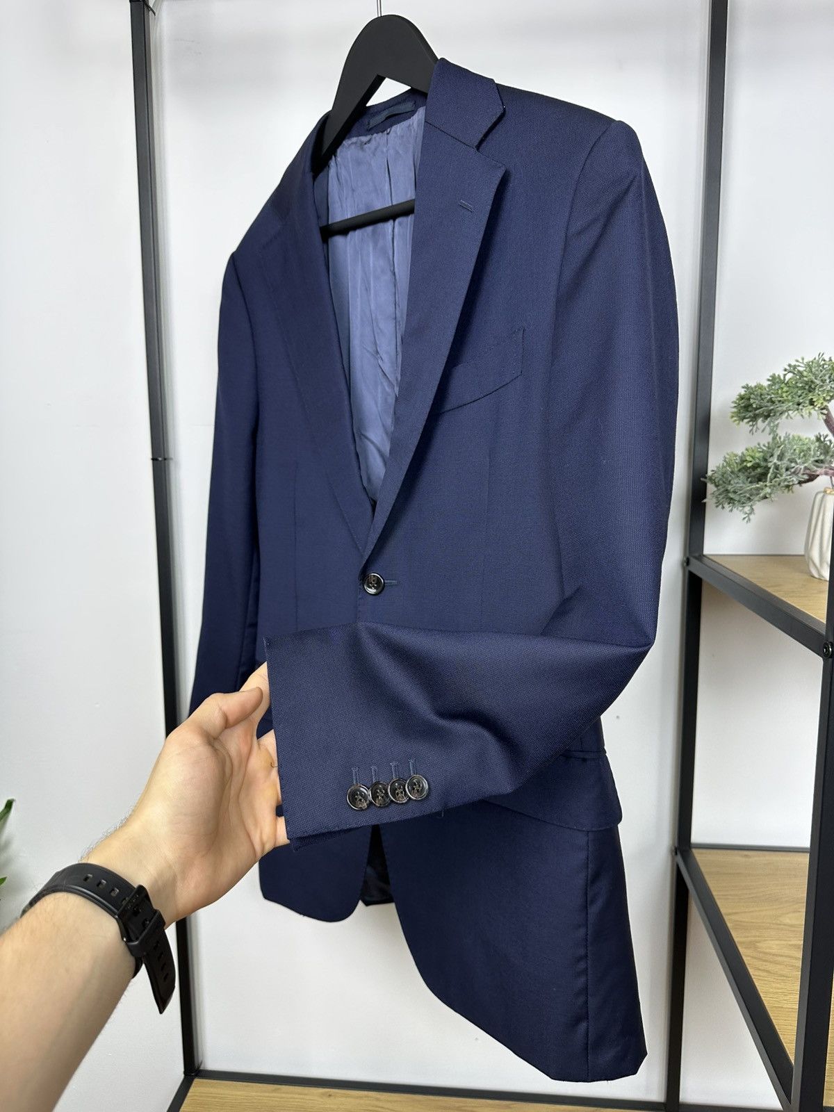 Suitsupply Suitsupply Napoli Navy Blue Blazer 48 size Jacket Men’s Size 48R - 6 Thumbnail