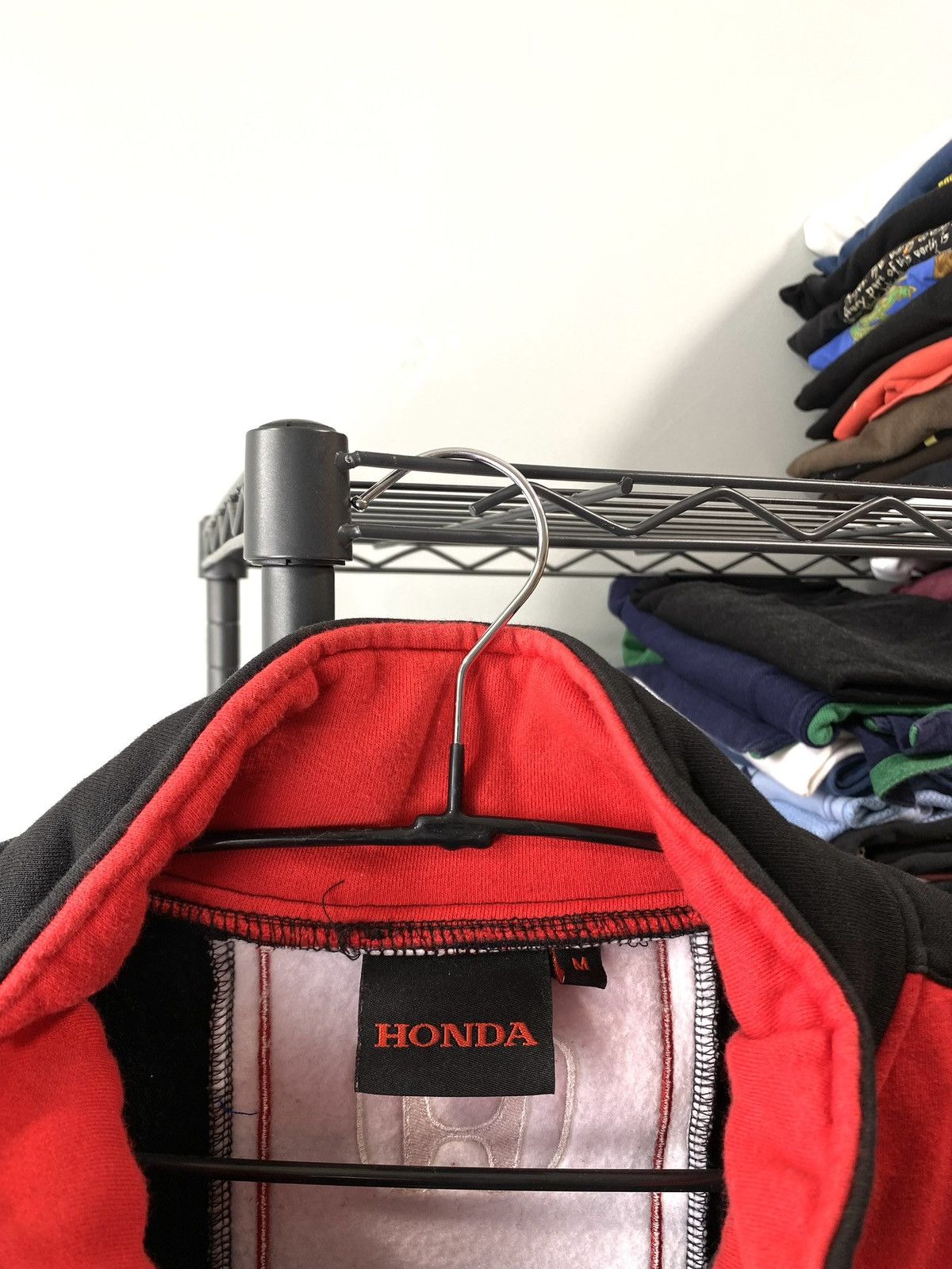 Honda Rare! Vintage Honda Racing Sweatshirt Jacket Suzuki Yamaha Size US M / EU 48-50 / 2 - 10 Thumbnail