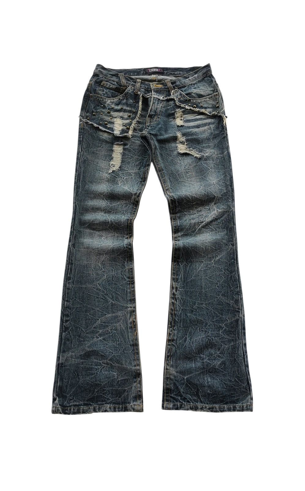 Avantgarde LOWBOX Studded Flared, Jeans – Size 30