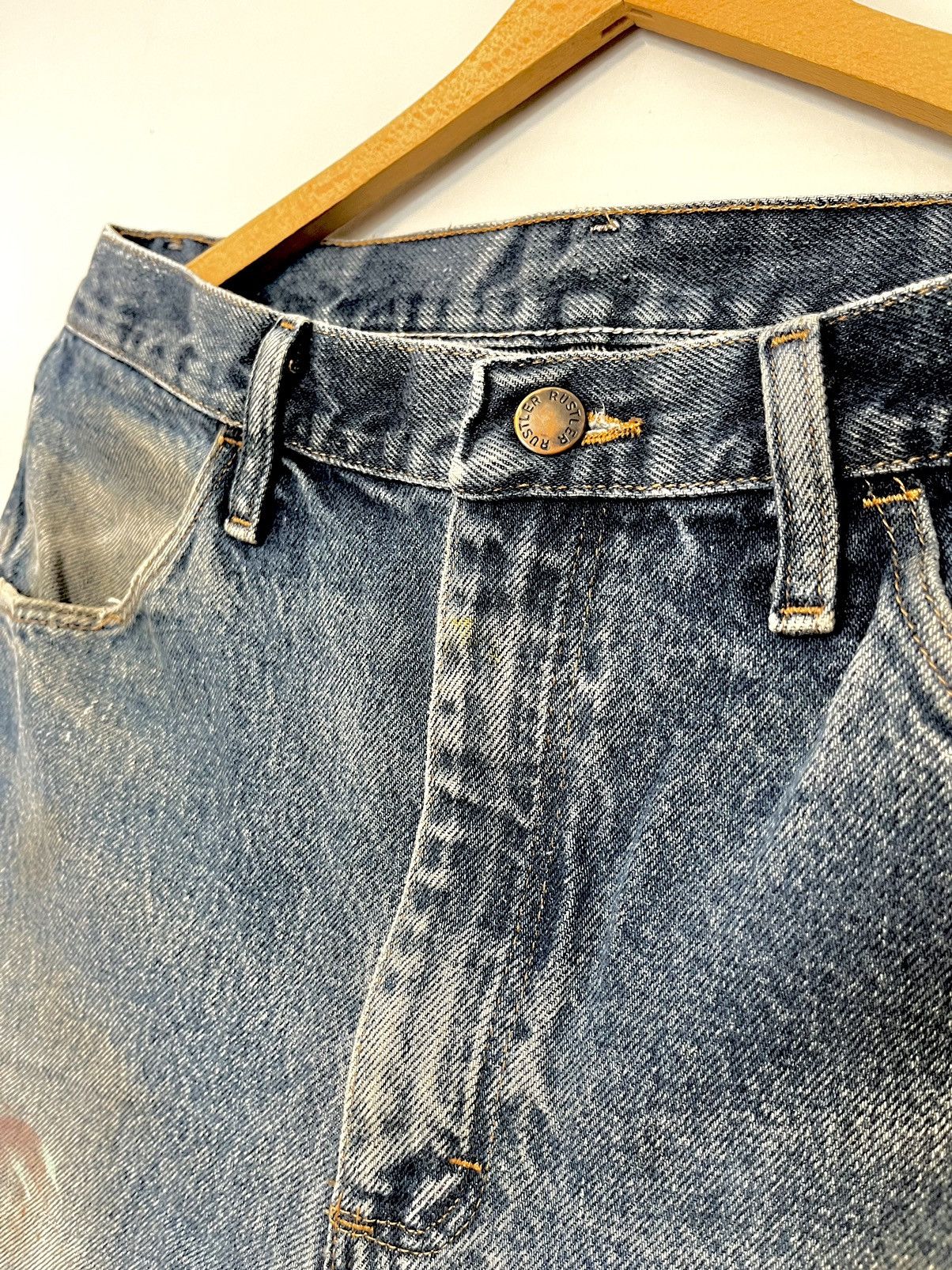Japanese Brand × Rustler Vintage Rustler Distressed Jeans Size US 32 / EU 48 - 5 Thumbnail