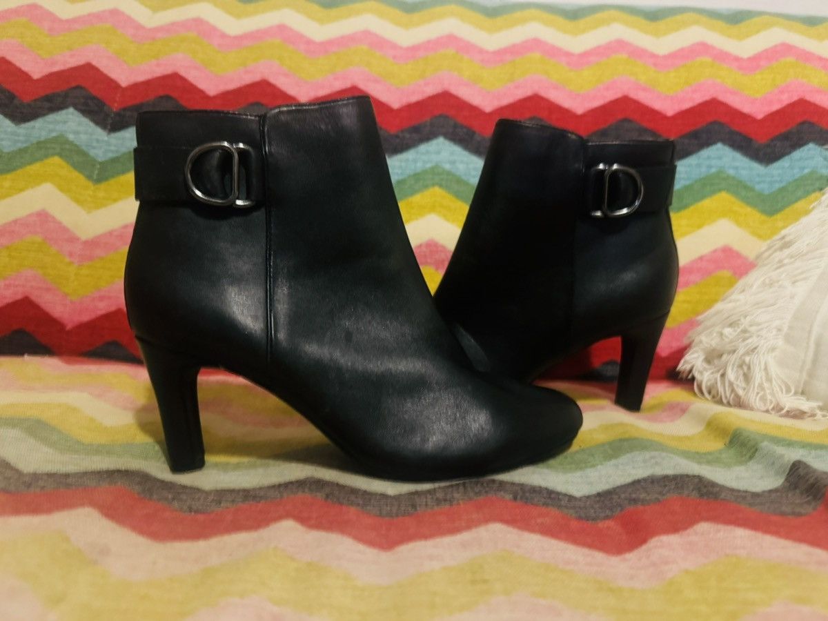 Other Bandolino Black Leather Ankle Boot Heels - Sz 6 Size US 6 / IT 36 - 1 Thumbnail