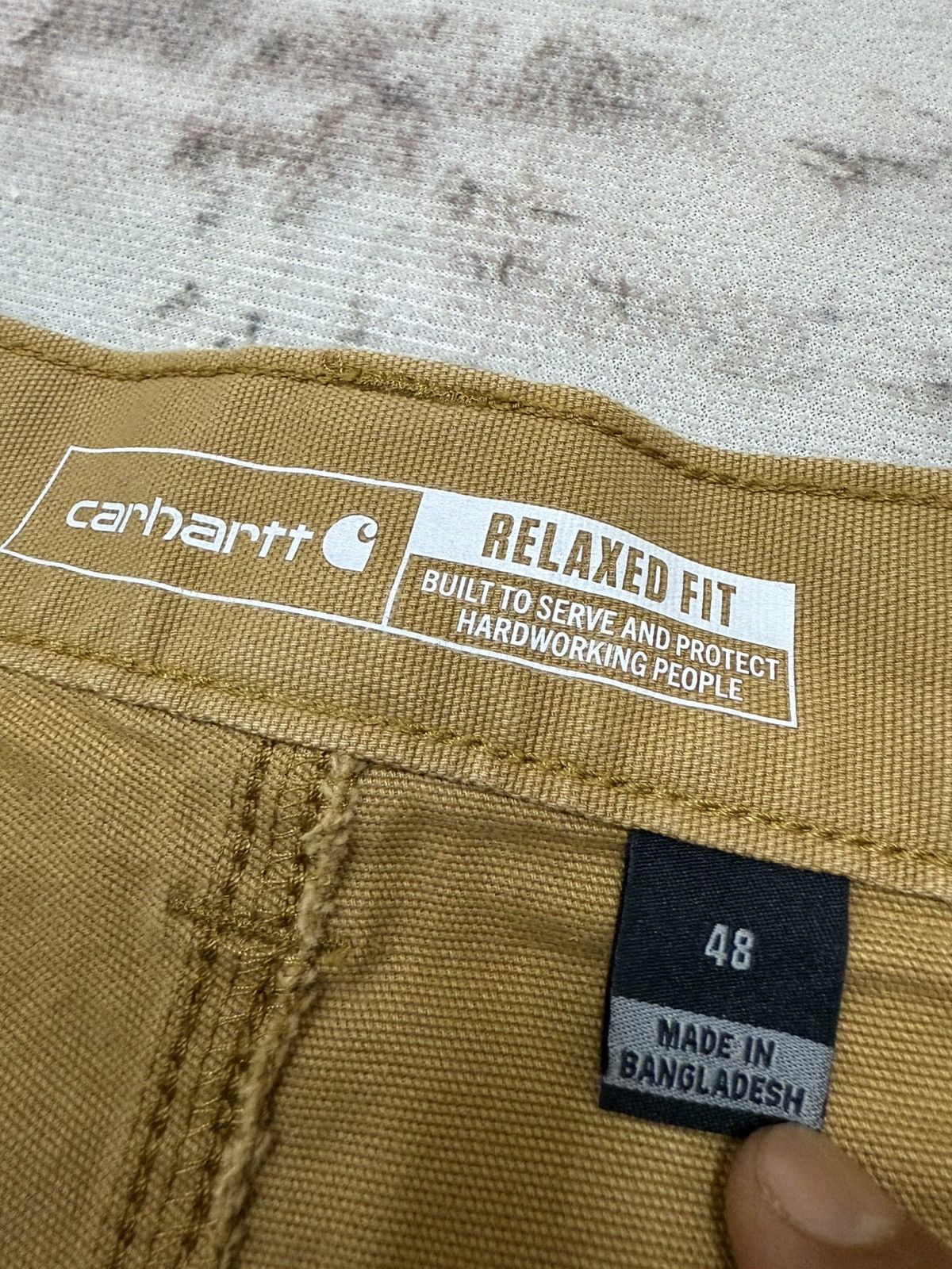 Carhartt Men’s Carhartt Rugged Flex Relaxed Fix Canvas Work Shorts Size US 44 / EU 60 - 9 Thumbnail
