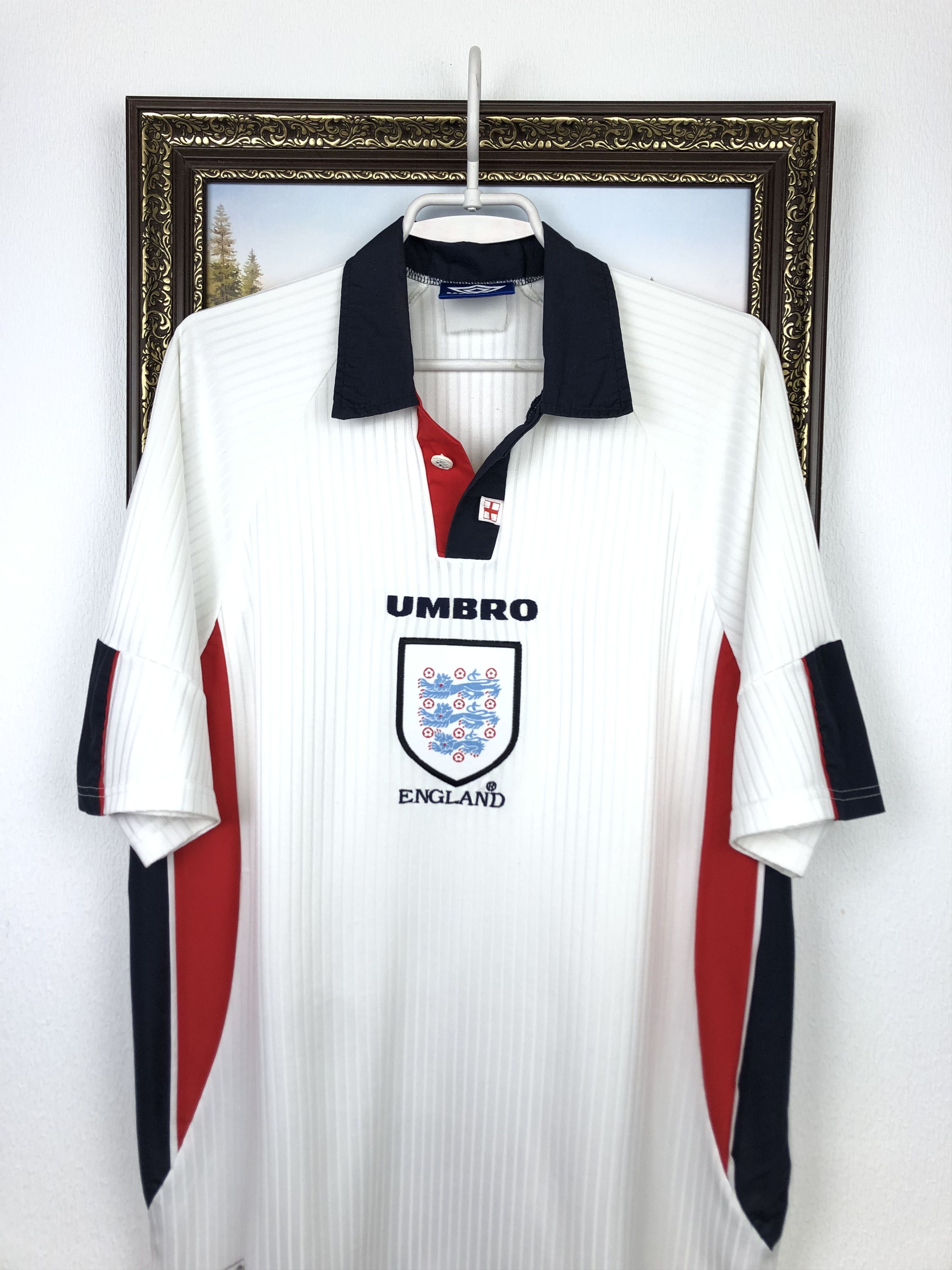 England football shirt 1997 Soccer Umbro Jersey Trikot Tee