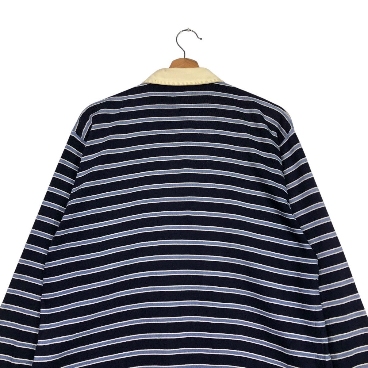 Polo Ralph Lauren Polo Ralph Lauren Old School Rugby Striped Design Collogue Size US M / EU 48-50 / 2 - 10 Thumbnail