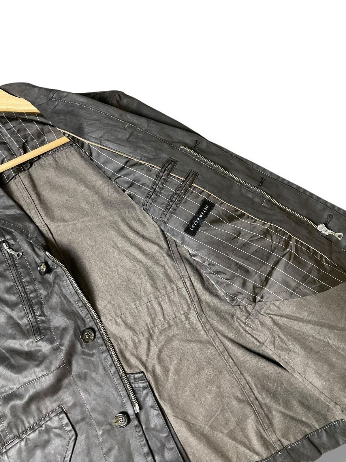 Japanese Brand × Leather × Vintage Japanese Brand Polyester Leather Light Jacket (116) Size US S / EU 44-46 / 1 - 5 Thumbnail