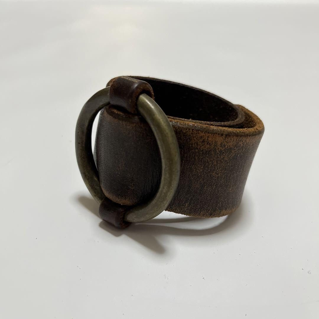Number (N)ine AW08 Ring Leather Wristband Size ONE SIZE - 1 Thumbnail