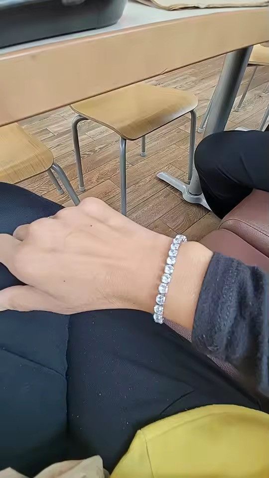 Japanese Brand Iced Out 5mm + 18 cm Cubic Zirconia Mens Crystal Chain Size ONE SIZE - 2 Thumbnail