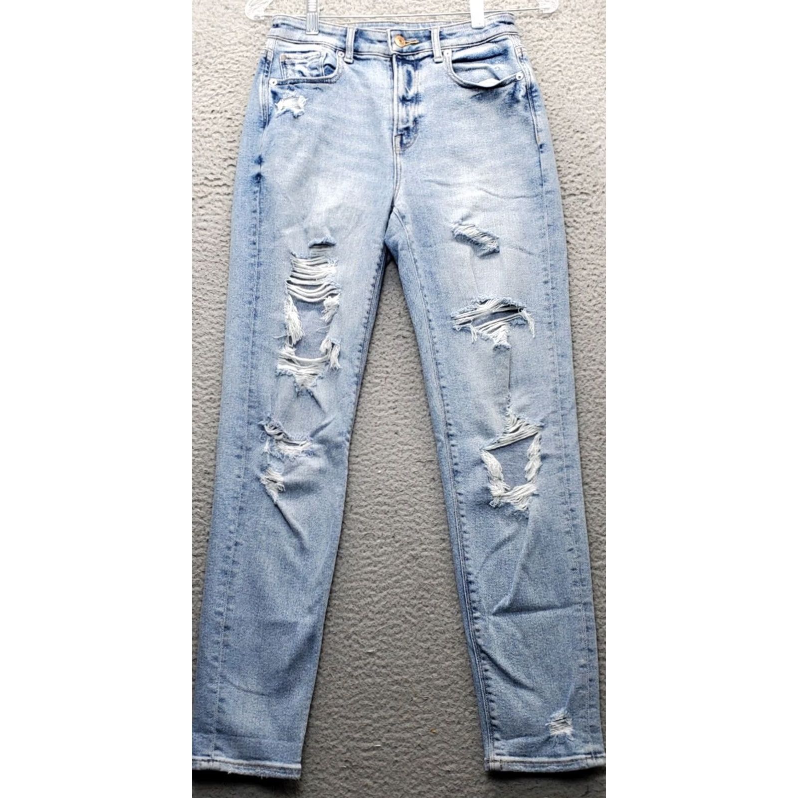 American Eagle Outfitters American Eagle Outfitters Skinny Jeans Womens 0 Blue Denim Distressed 5-Pocket Jeans Womens Size 0 Blue Denim Distressed 5-Pocket Size 25" / US 0 / IT 36 - 2 Thumbnail
