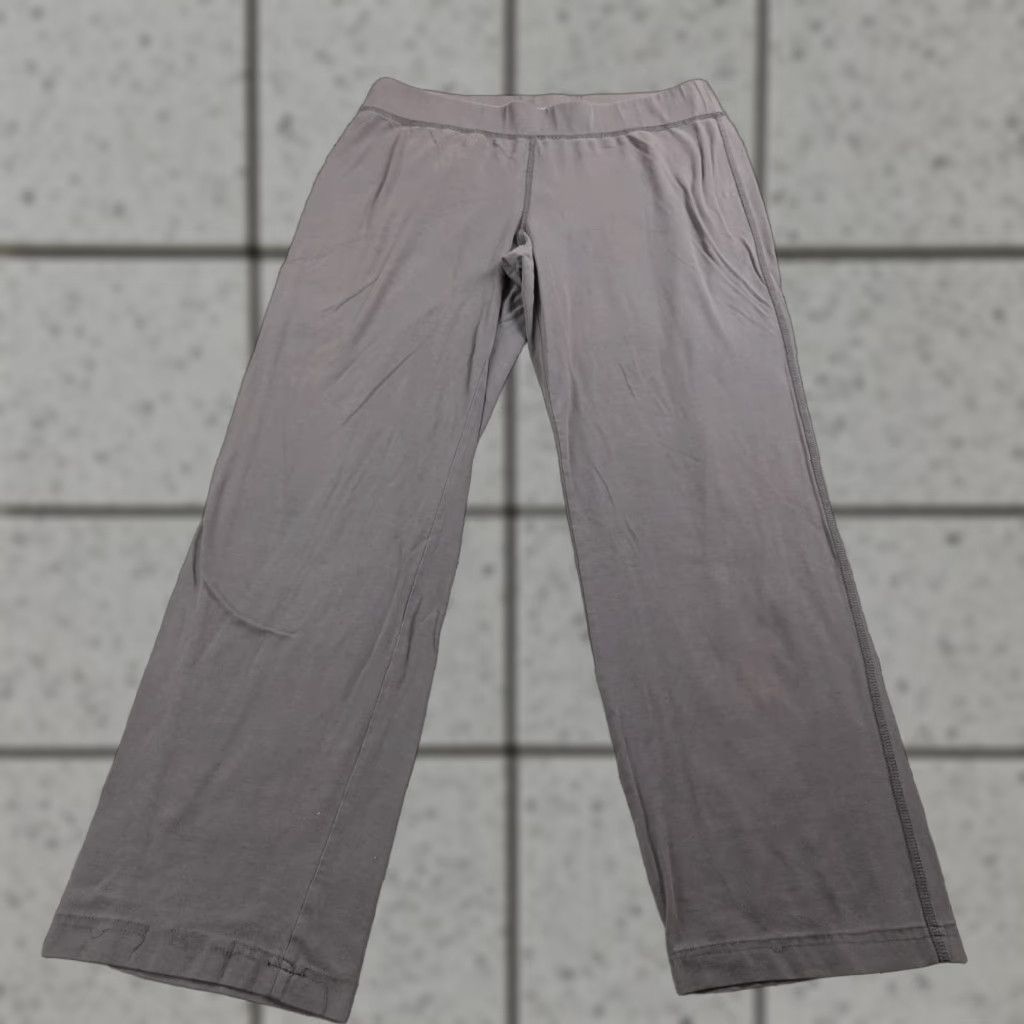 Eileen Fisher Eileen Fisher Pants Womens PL Gray Pull On High Rise Comfort Lounge Stretch Boho Size 36" / US 14 / IT 50 - 1 Thumbnail