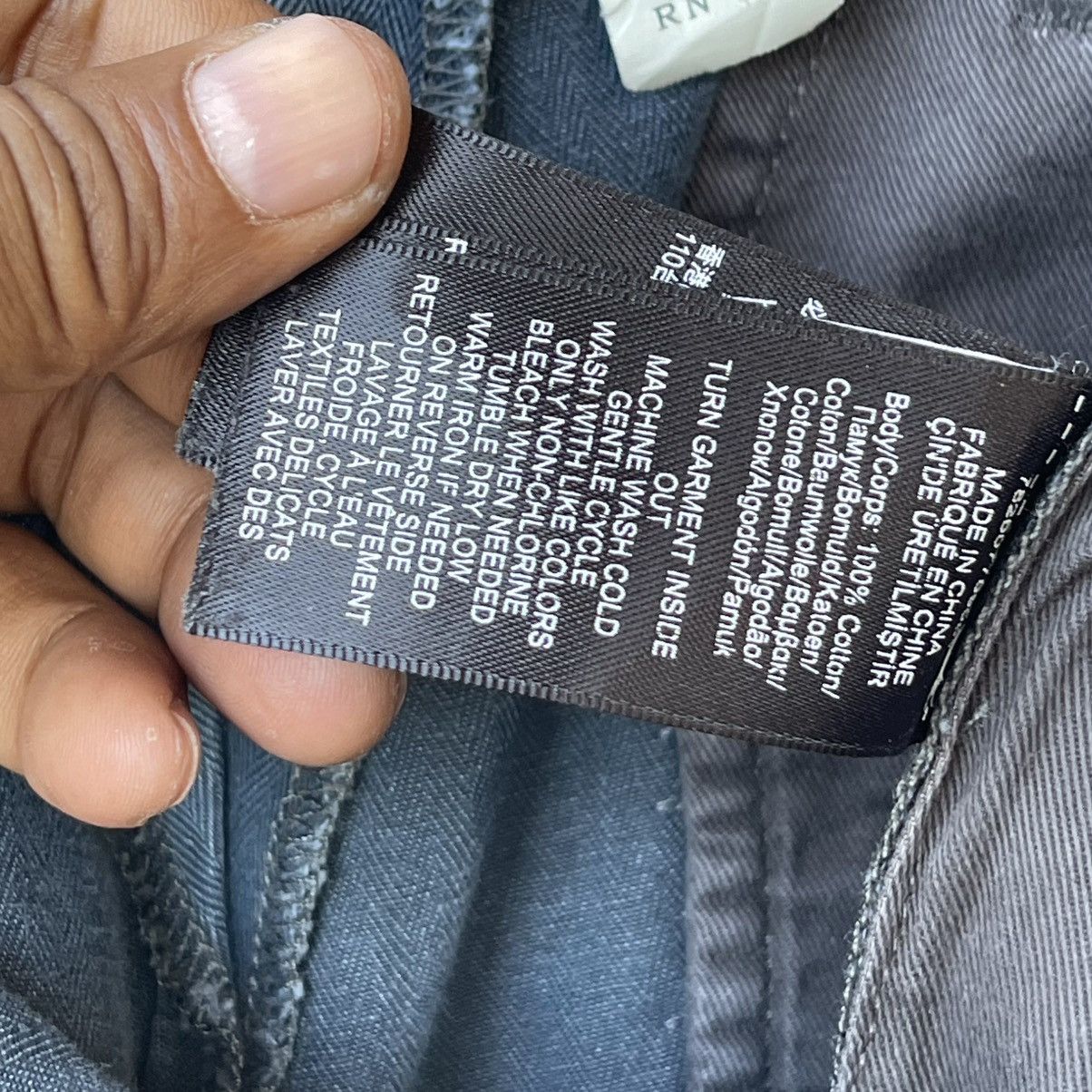 RRL Ralph Lauren RRL Ralph Lauren Herringbone Twill (HBT) Officer Trousers Size US 28 / EU 44 - 19 Thumbnail