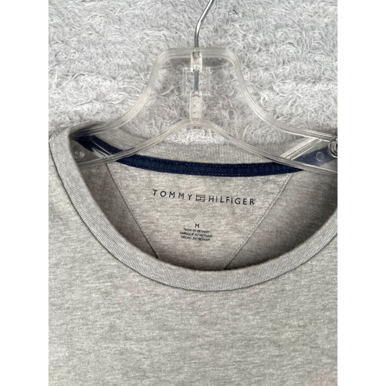 Tommy Hilfiger Tommy Hilfiger Gray Crop Shirt Women Medium Cotton Short Sleeve Crew Neck Casual T-Shirt Classic Size M / US 6-8 / IT 42-44 - 7 Thumbnail