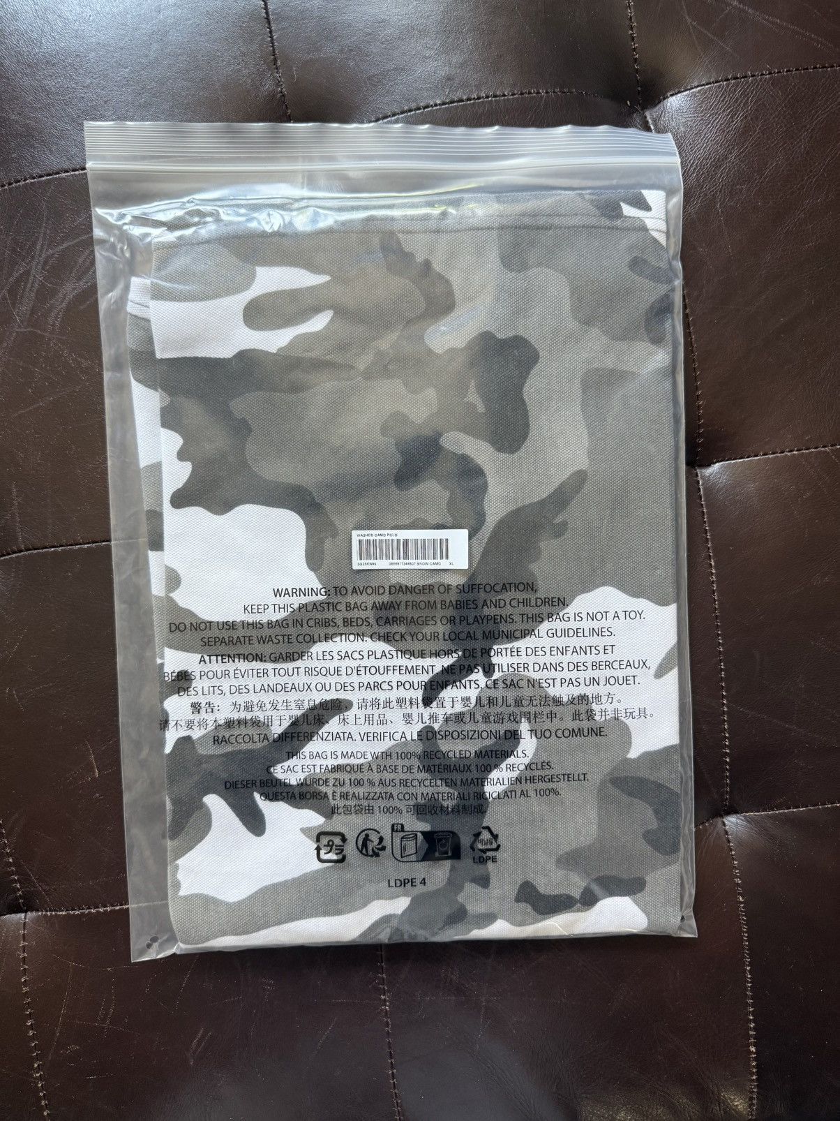 Supreme Supreme Washed Camo Polo Shirt SS25 Men's Size XL Snow Camo Size US XL / EU 56 / 4 - 4 Thumbnail