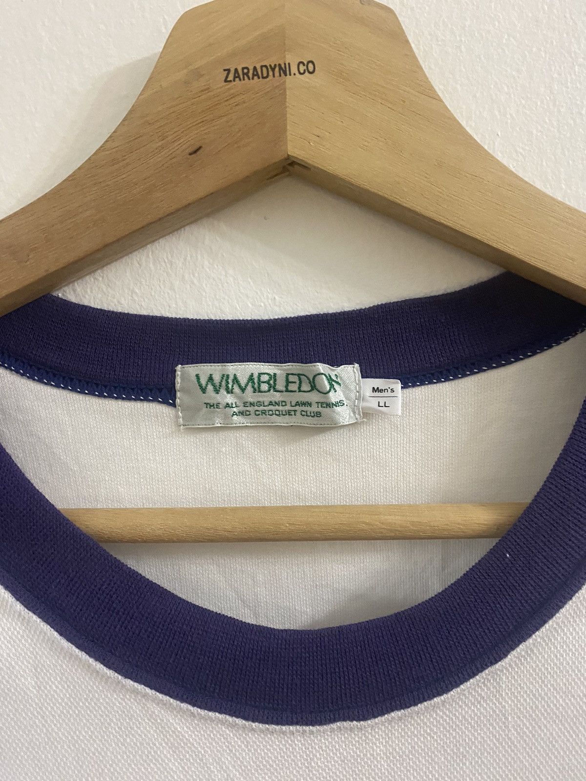 Vintage 🔥FINAL DROP🔥 VINTAGE 90s WIMBLEDON SWEATSHIRT Size US XL / EU 56 / 4 - 5 Thumbnail