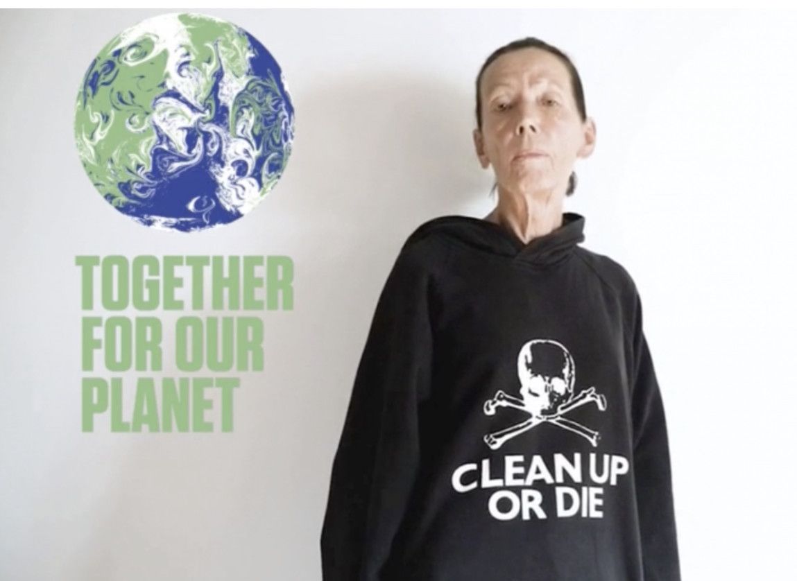 Katharine Hamnett London ⚡️QUICK SALE⚡️1989 Katharine Hamnett Clean Up Or Die Sweat Size US M / EU 48-50 / 2 - 3 Thumbnail