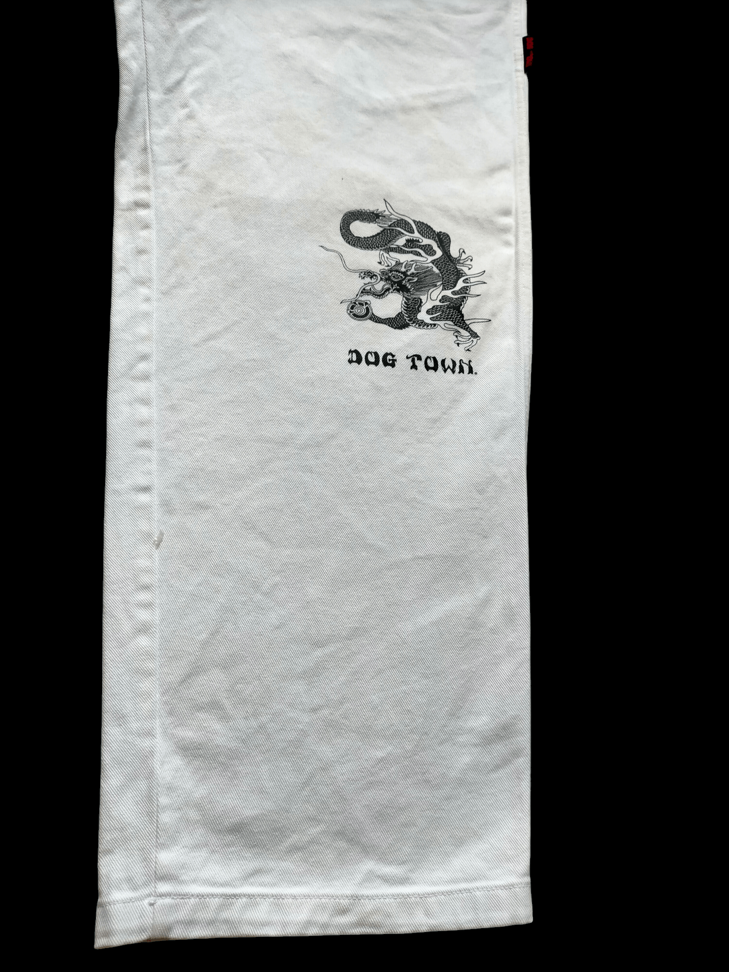 Dogtown Dog Town Embroidered Dragon Baggy Jeans Hip Hop style Size US 31 - 10 Thumbnail