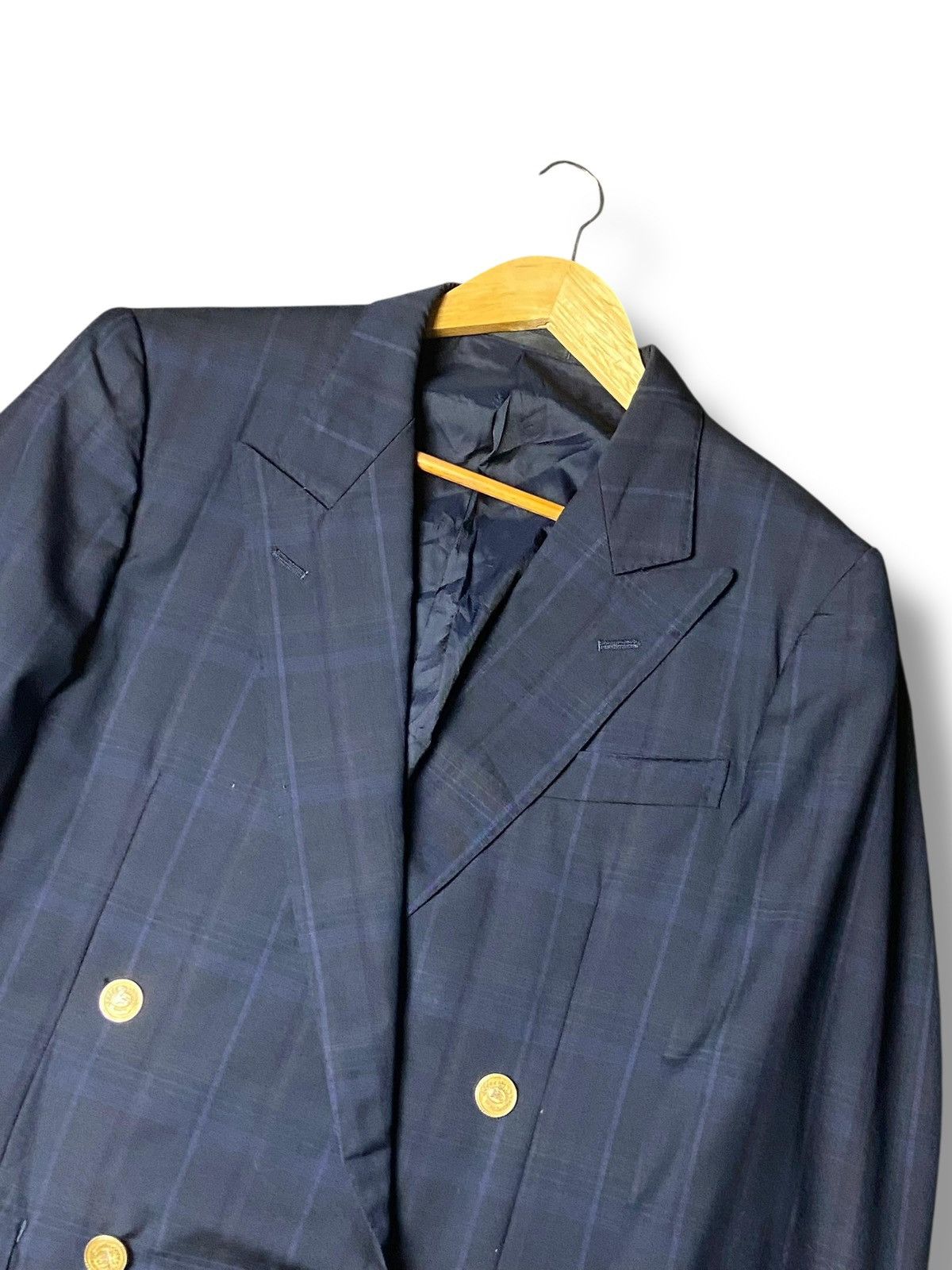 Burberry Vintage Burberry Wool & Mohair Double Breasted Blazer (159) Size US XS / EU 42 / 0 - 5 Thumbnail