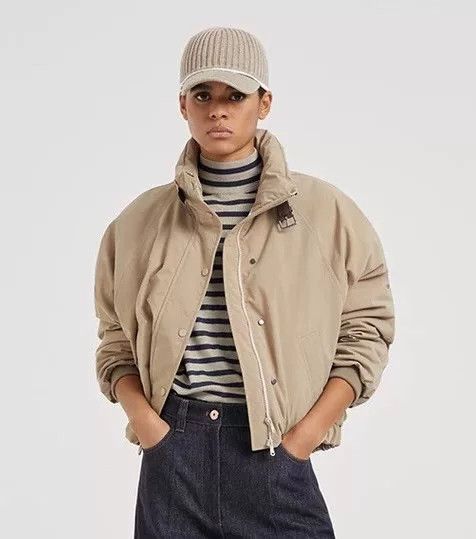 Brunello Cucinelli Brunello Cucinelli Beige Jacket Size US M / EU 48-50 / 2 - 1 Thumbnail