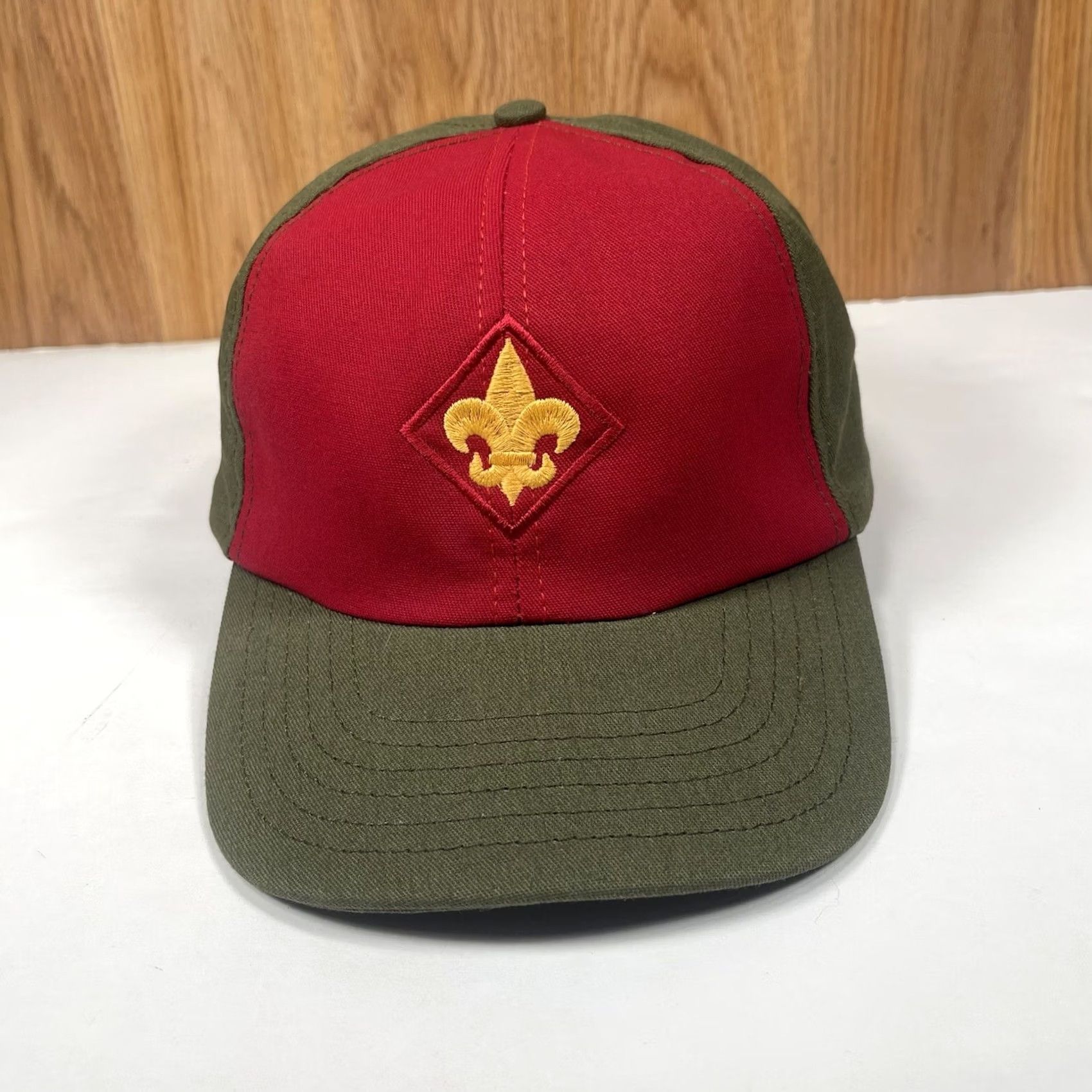 Vintage Unknown Embroidered Adjustable SnapBack Hat Cap Red Green Unisex Adults Baseball Trucker Cap Cap Red Green Embroidered Snapback Hat Size ONE SIZE - 2 Thumbnail