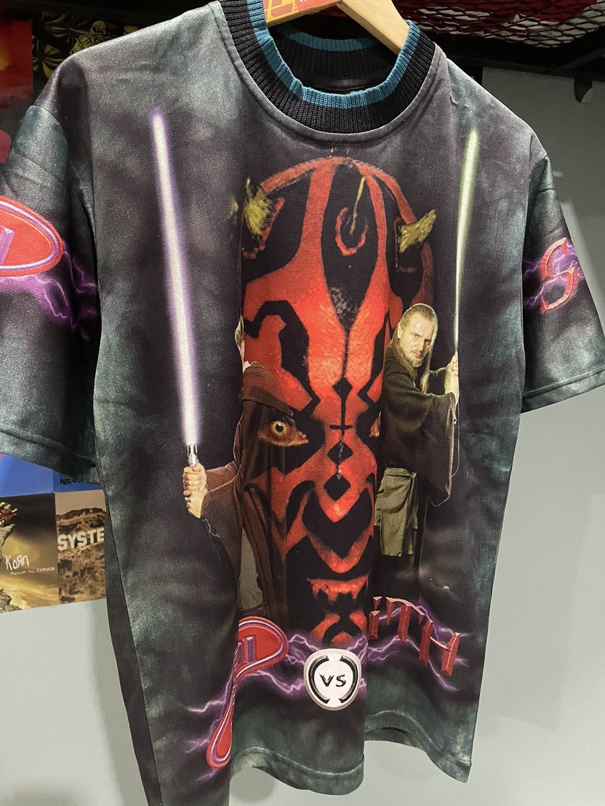 Star Wars Rare Vtg Star Wars Darth Maul AOP Size US S / EU 44-46 / 1 - 4 Thumbnail