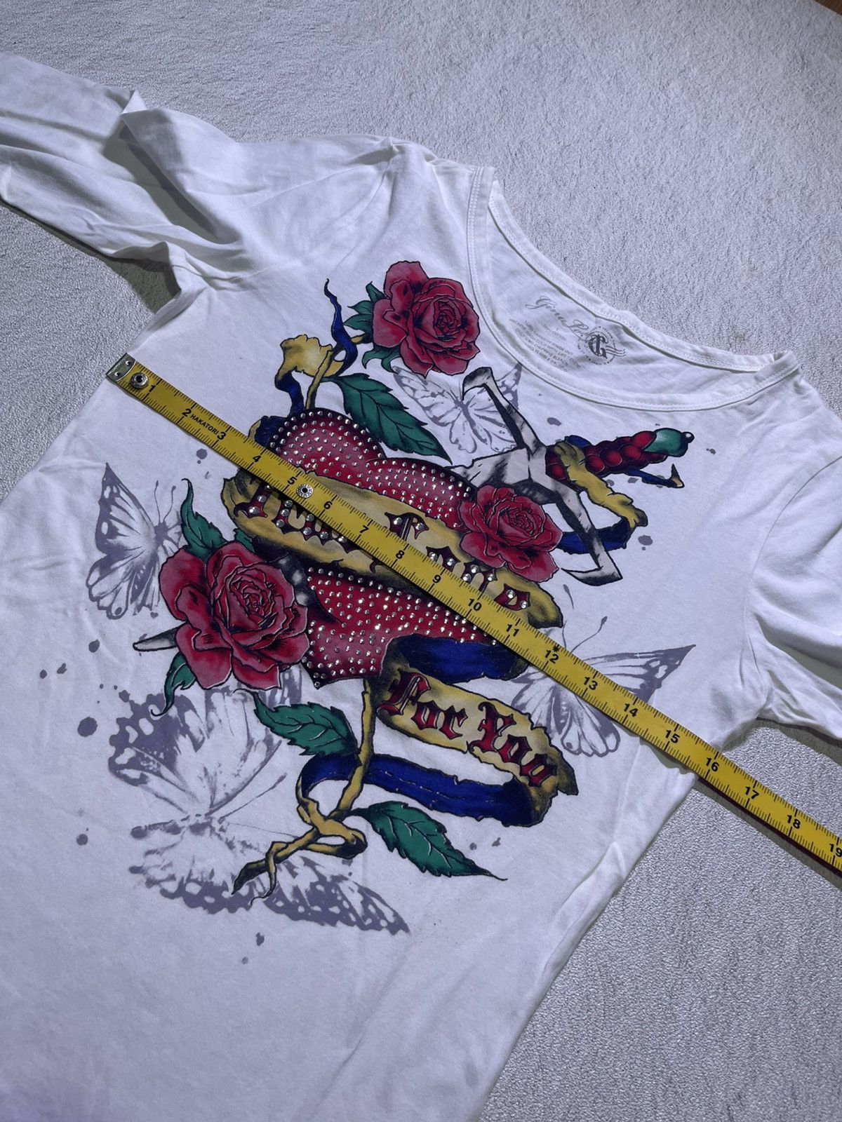 Japanese Brand Y2K TRUE LOVE long sleeve tshirt women's Size S / US 4 / IT 40 - 9 Thumbnail