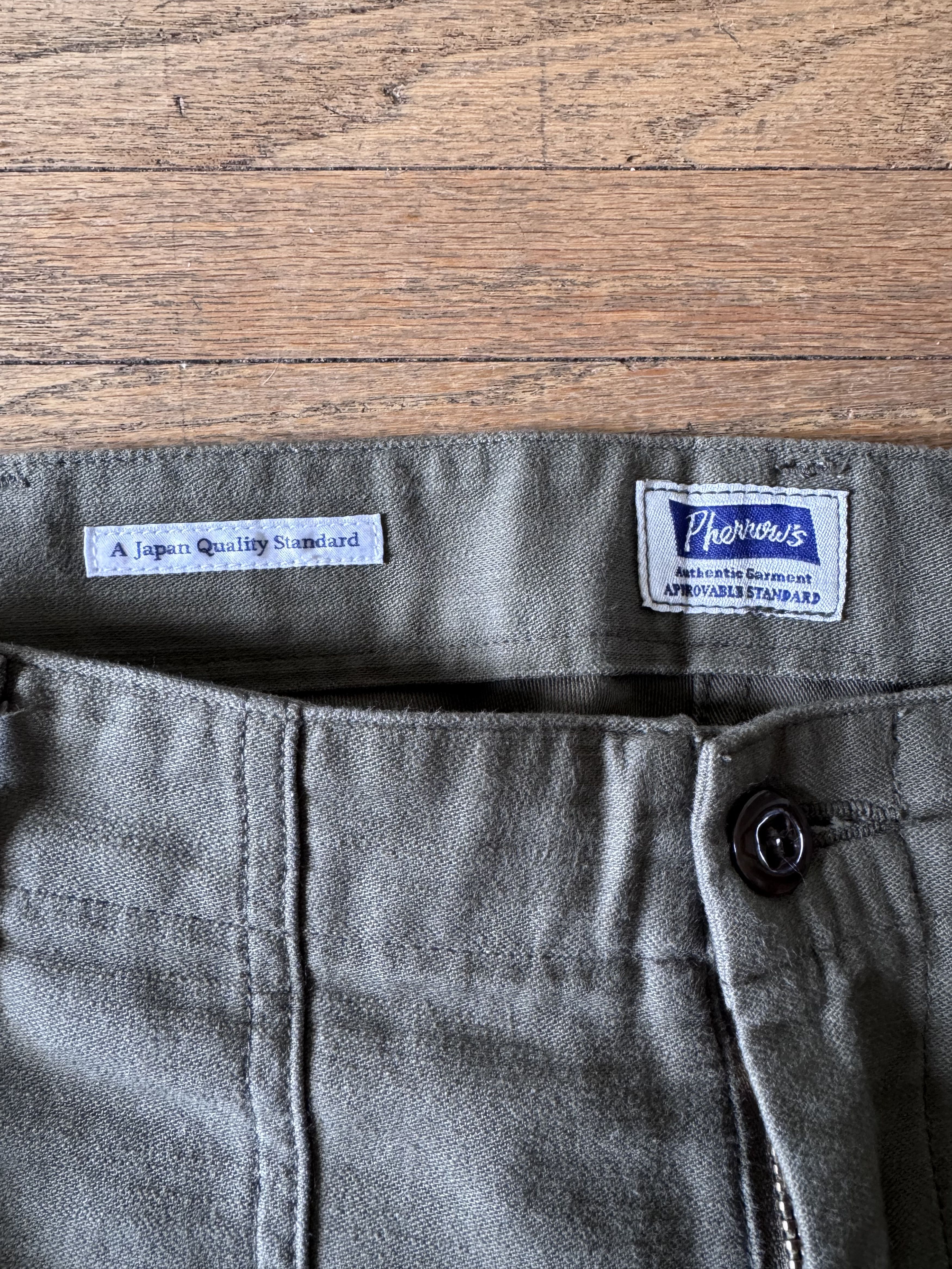 Pherrow's Pherrow’s PUP1 Baker Pants - Olive - Fits 33-34 Size US 34 / EU 50 - 3 Thumbnail
