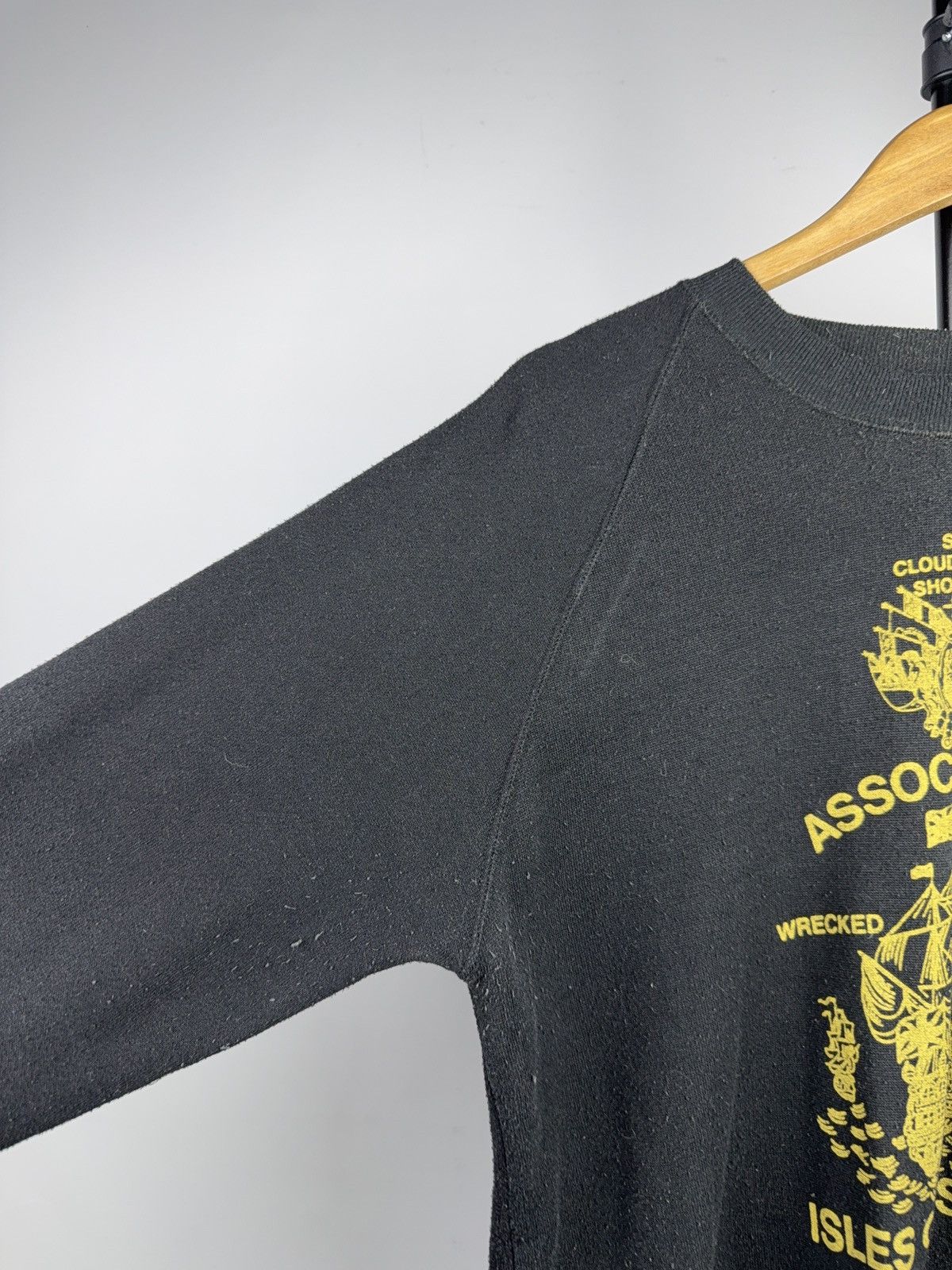 Vintage 80s Vintage UK Ship Crewneck 1707 Isles of Scilly Raglan Size US L / EU 52-54 / 3 - 6 Thumbnail