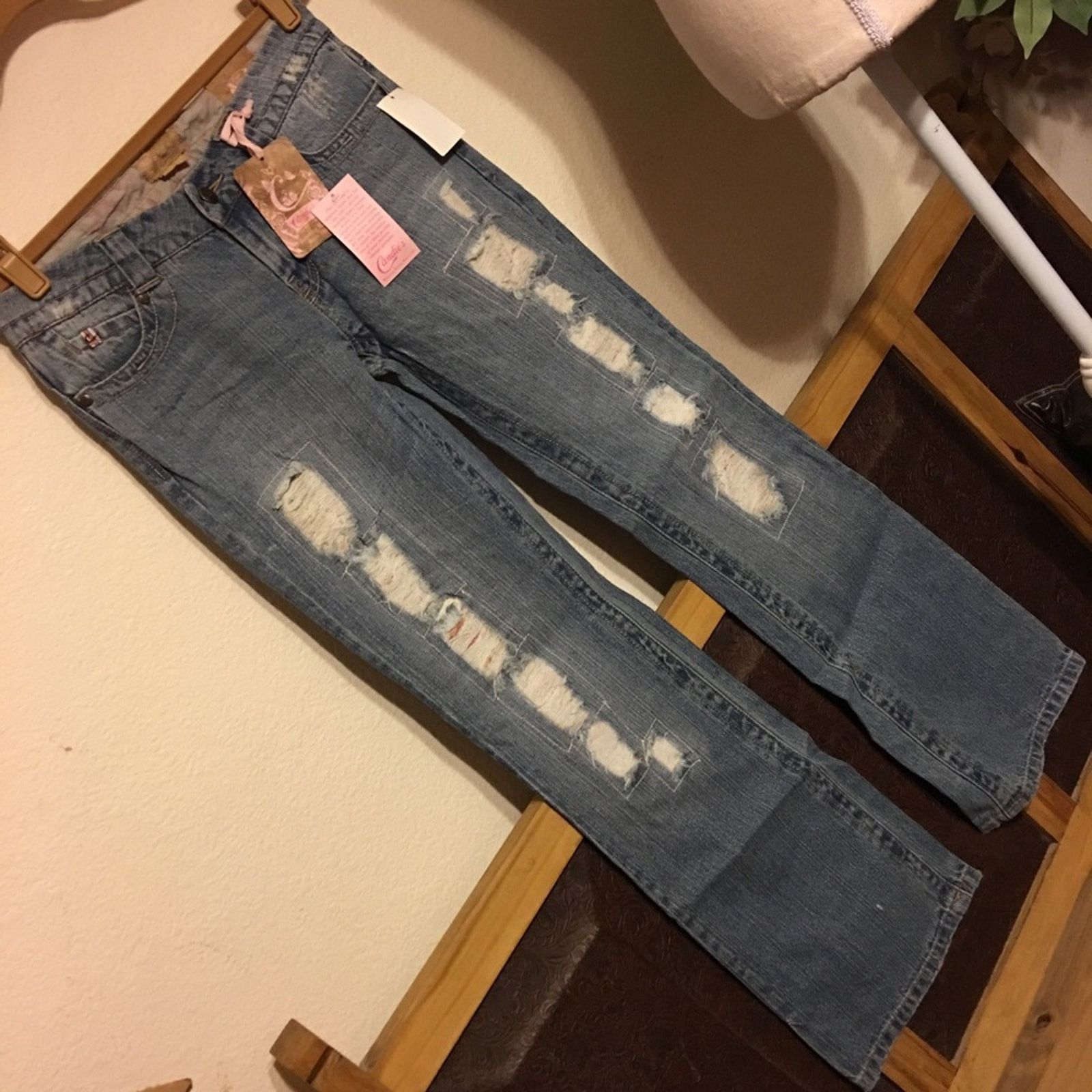 Other Candies distressed boot cut jeans NWT 7 Size 32" / US 10 / IT 46 - 1 Thumbnail