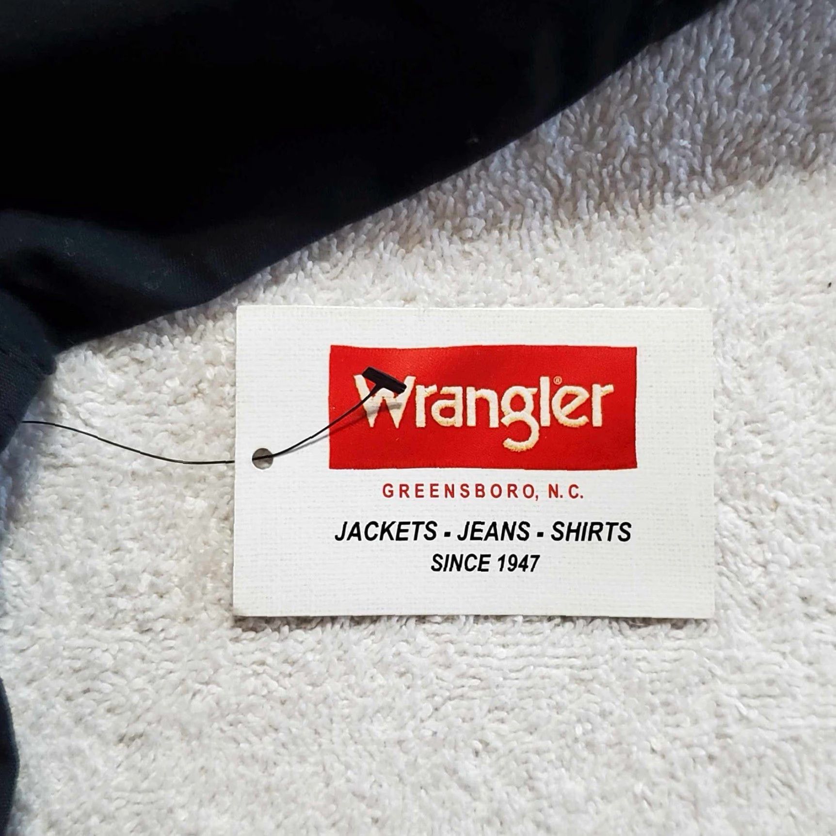 Wrangler VINTAGE Wrangler Jeans Shirts Dark Short Sleeve NWT 2 Front Pockets XL XG Workwear Men XLT Black Pockets Shirts Size US XL / EU 56 / 4 - 2 Thumbnail