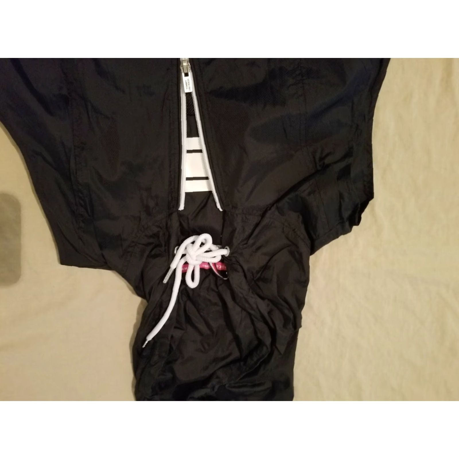 Tommy Hilfiger Womens Tommy Hilfiger Jacket S Small Black Hooded Athletic Shirt? Size S / US 4 / IT 40 - 3 Thumbnail