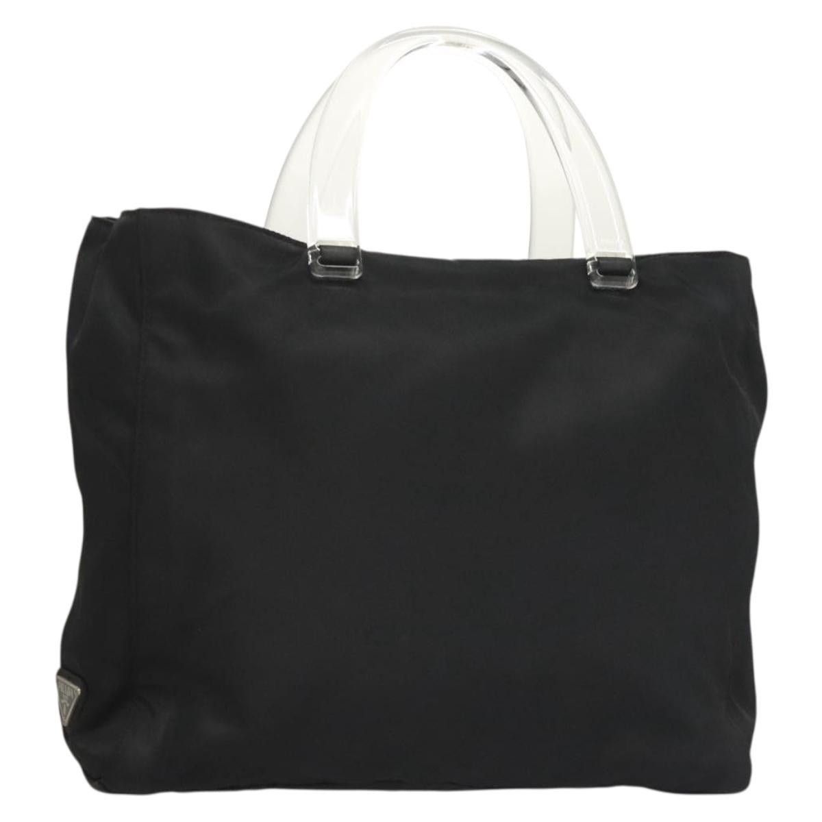 Prada PRADA Hand Bag Nylon Black Clear Size ONE SIZE - 1 Thumbnail