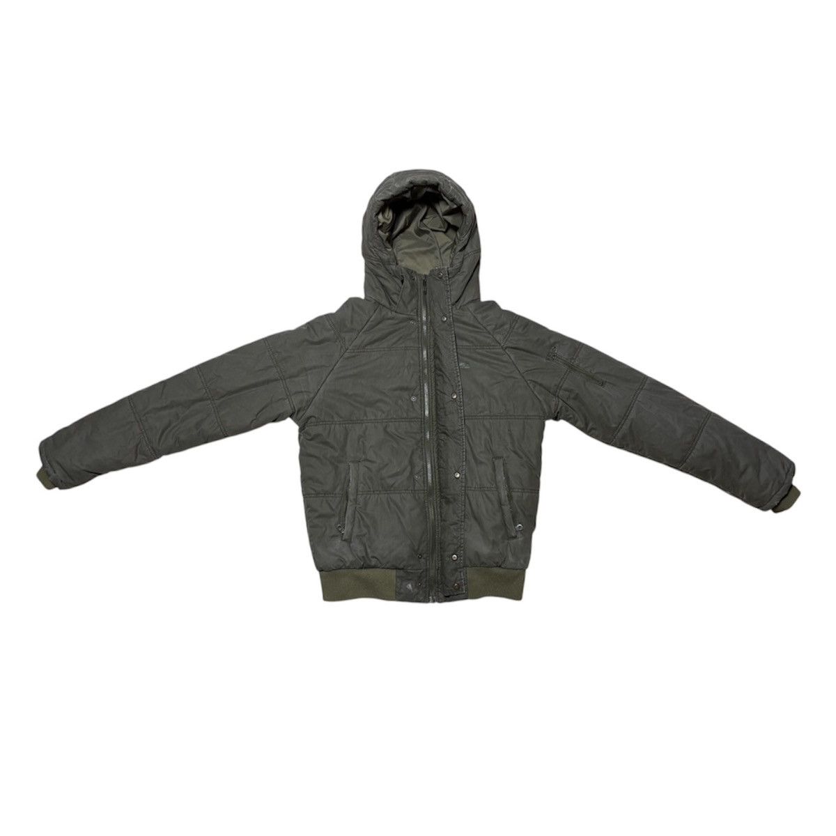 55DSL 2000s DIESEL 55DSL HOODED BOMBER JACKET Y2K Size US S / EU 44-46 / 1 - 2 Thumbnail