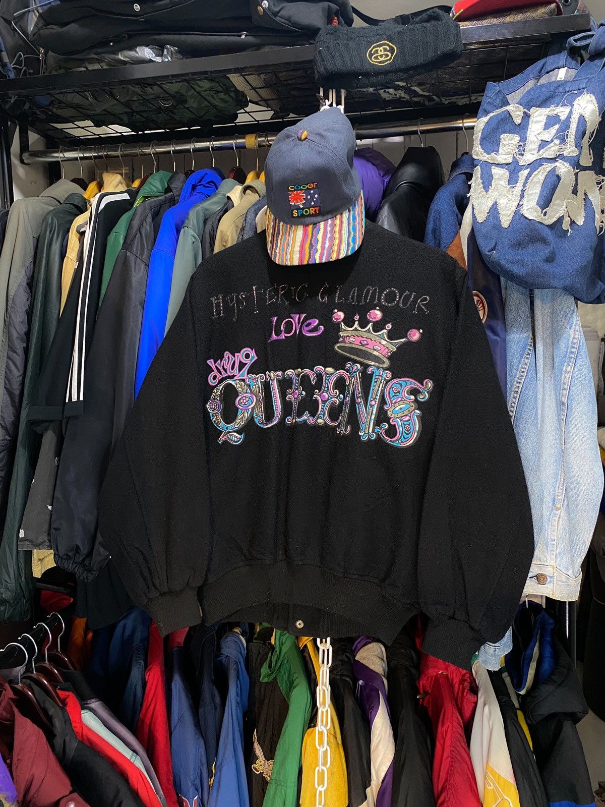 Hysteric Glamour × Le Grande Bleu (L.G.B.) × Vintage Vtg Hysteric Glamour Love Drug Queens Size US L / EU 52-54 / 3 - 2 Thumbnail