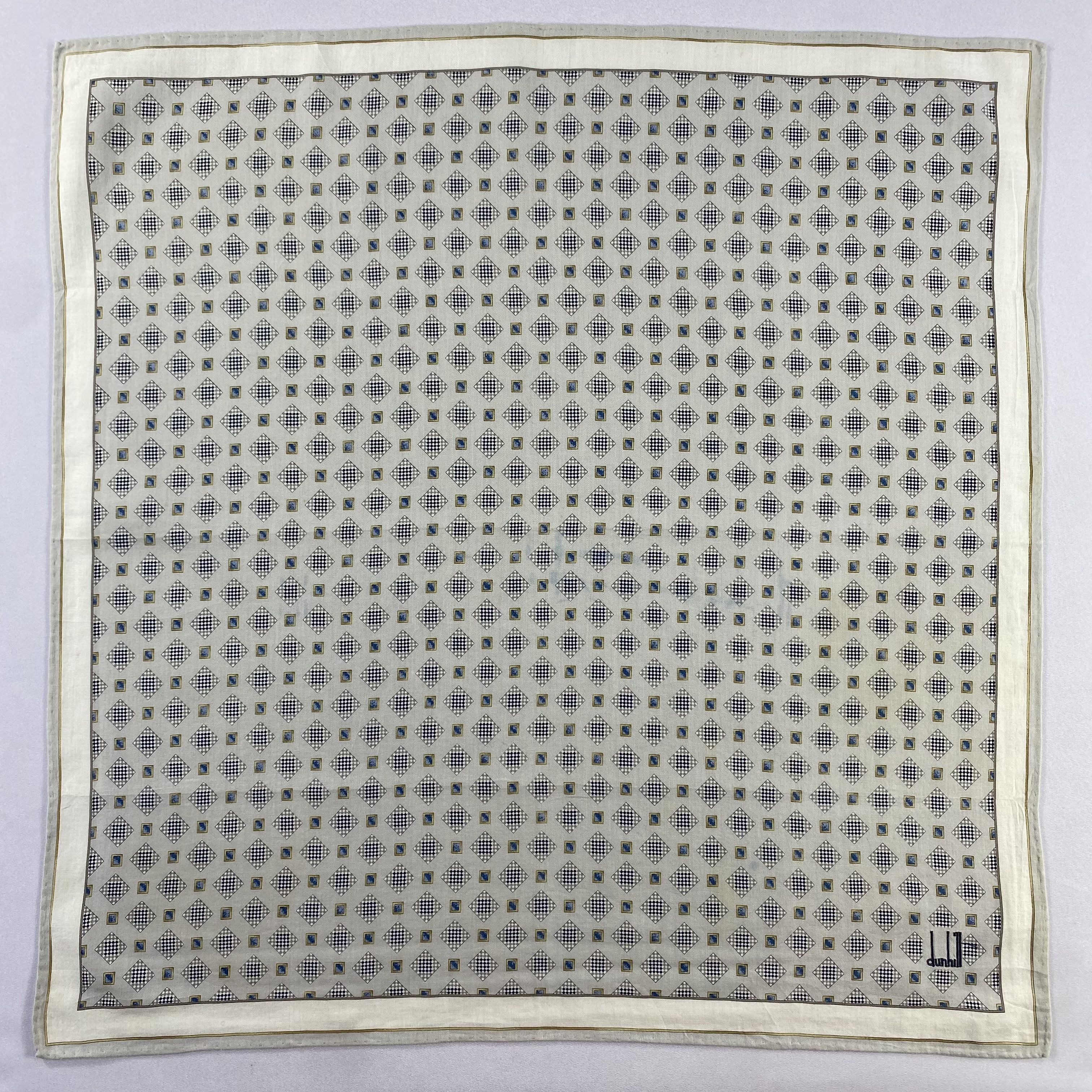 Alfred Dunhill × Vintage Alfred Dunhill Handkerchief / Neckerchief / Bandana-P743 Size ONE SIZE - 1 Thumbnail